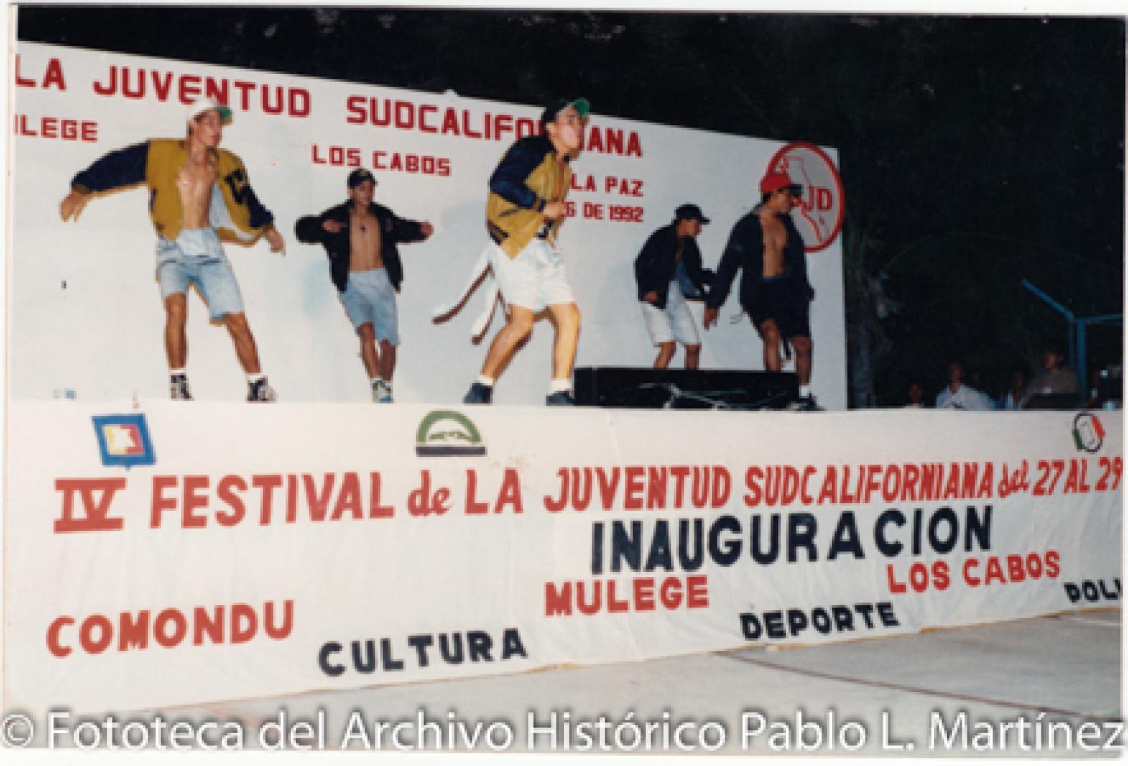 “IV Festival de la Juventud Sudcaliforniana”.