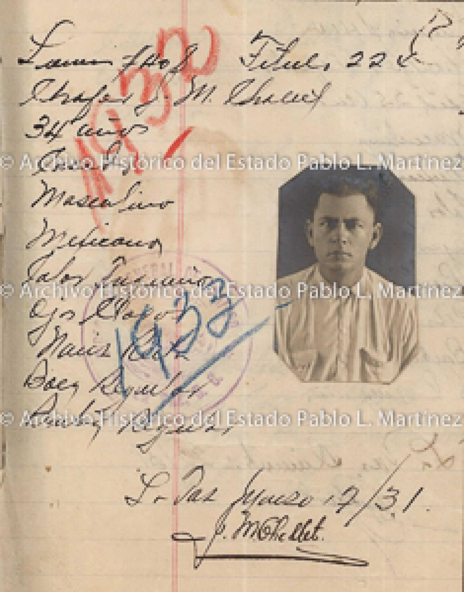 "J. M. Chollet", retrato.
