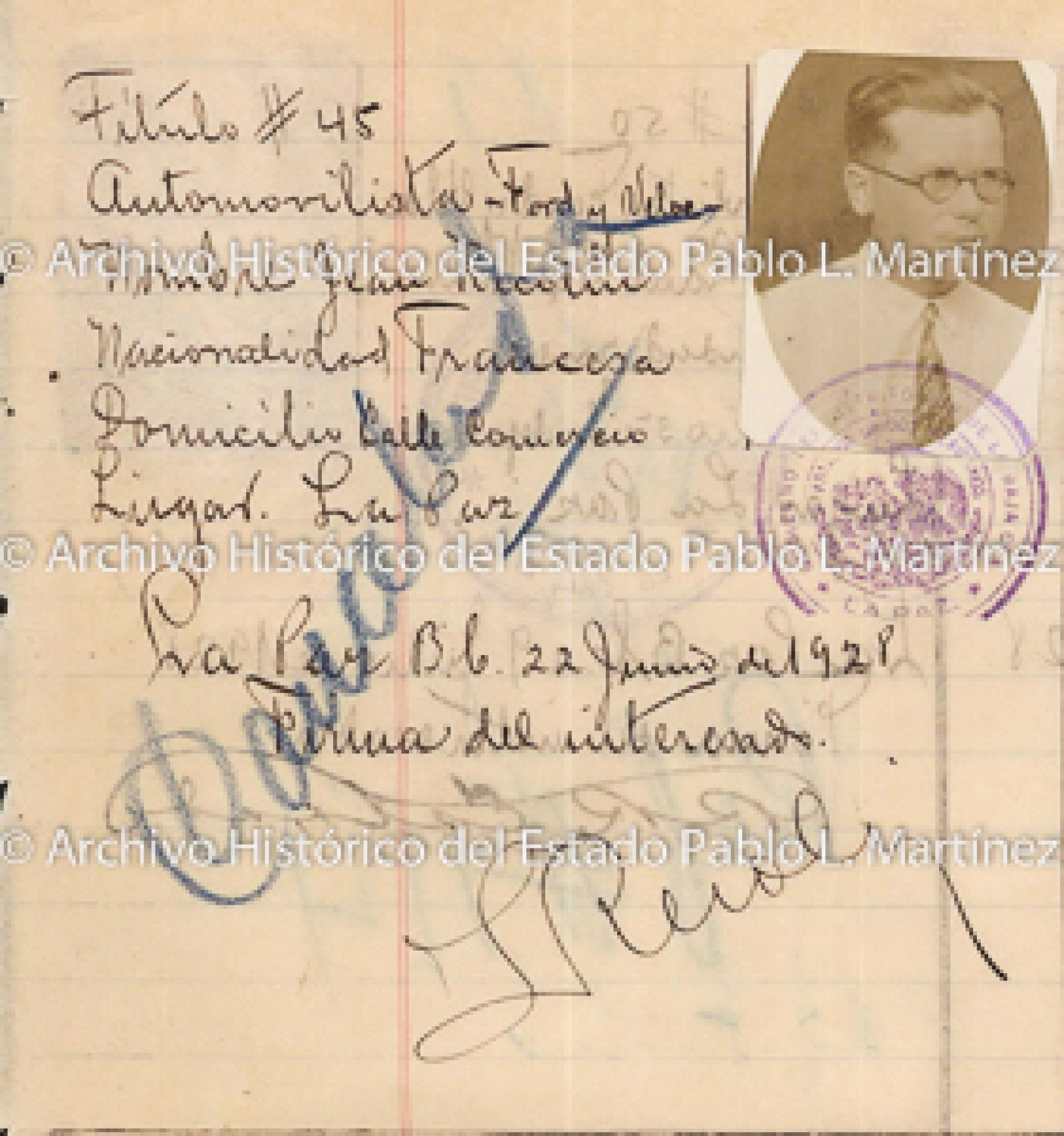 "Jean Recolín", retrato.