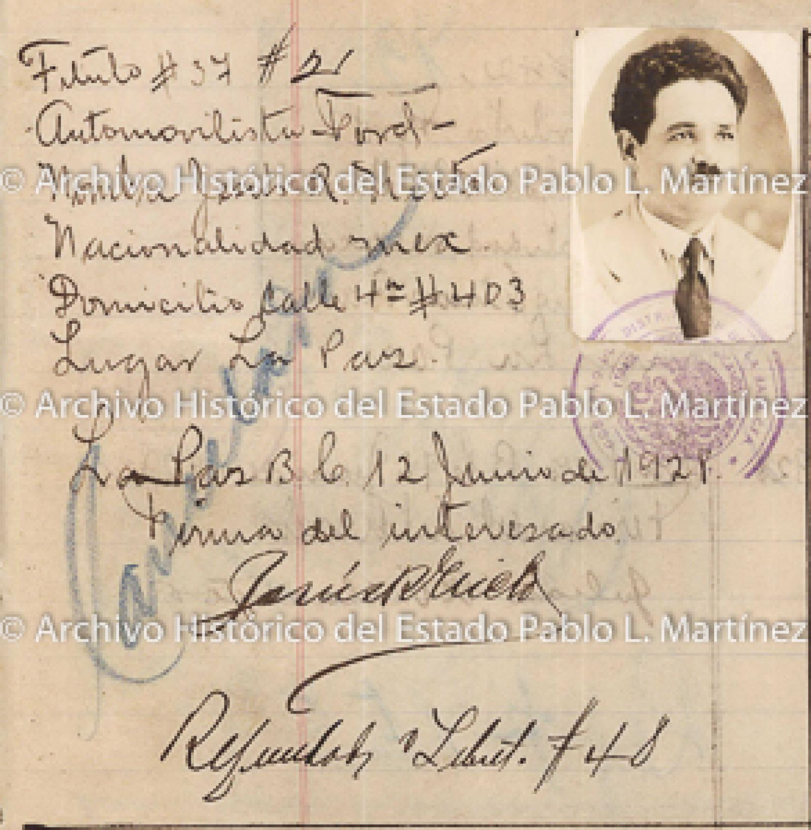 "Jesús R. Nieto", retrato.