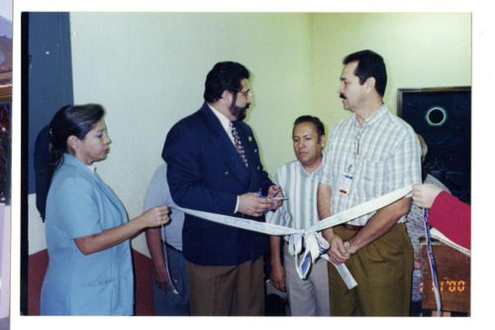 Jorge Vale Sánchez en inauguración.