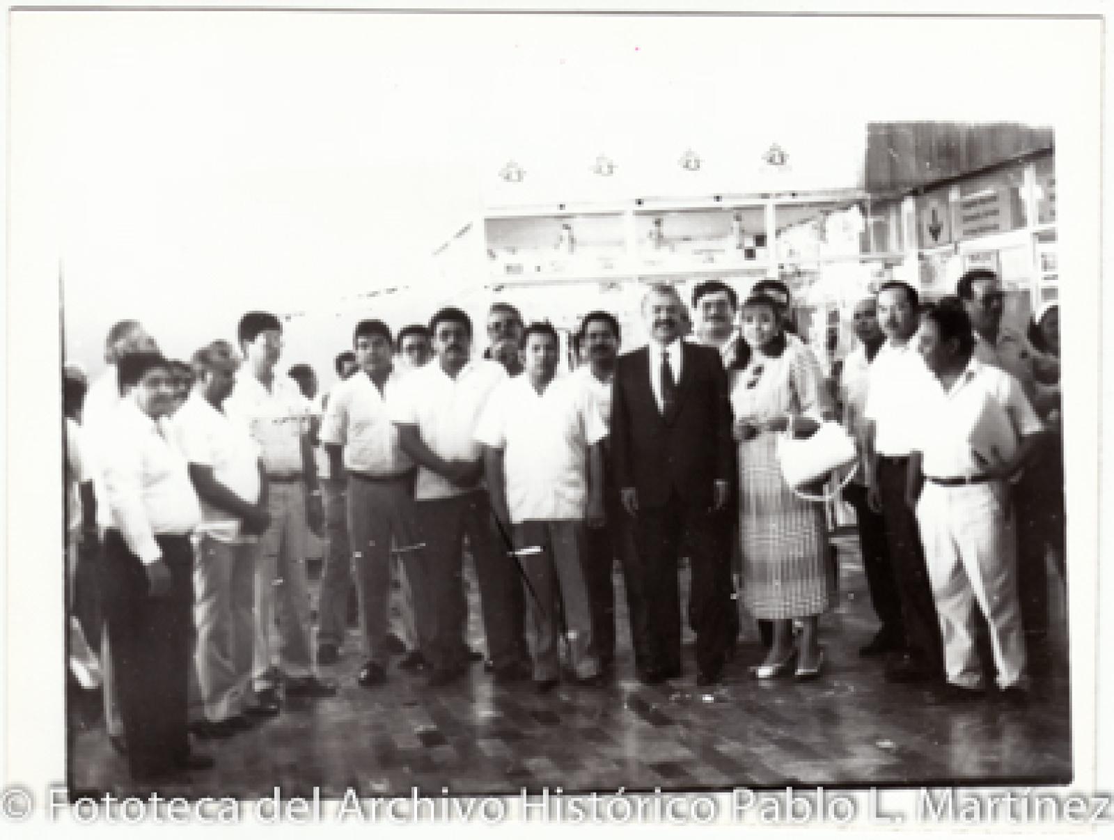 José Antonio Valdivia, en acto público.