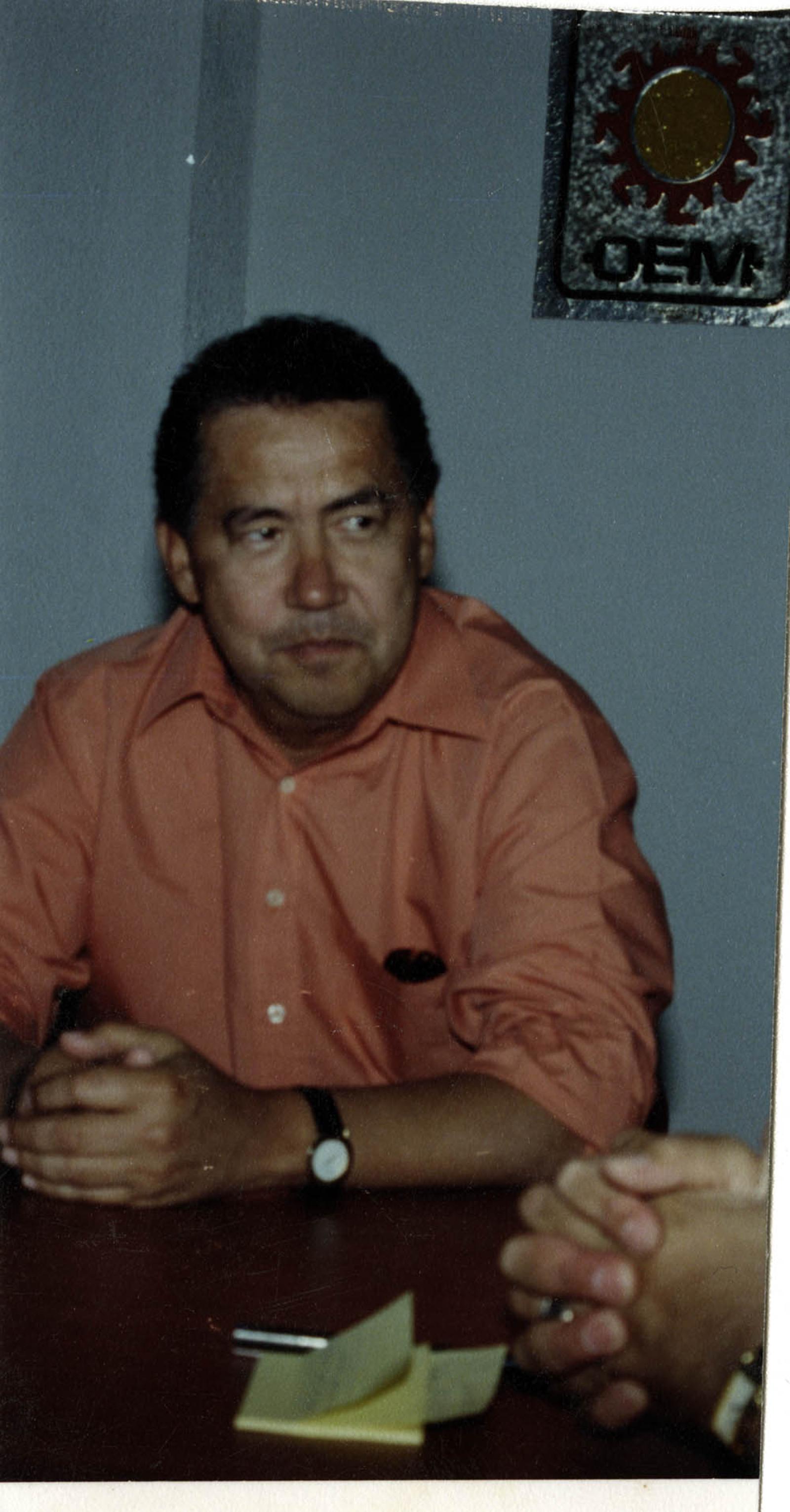 José Carlos Cota Ozuna, en oficina de la Organización Editorial Mexicana (OEM).