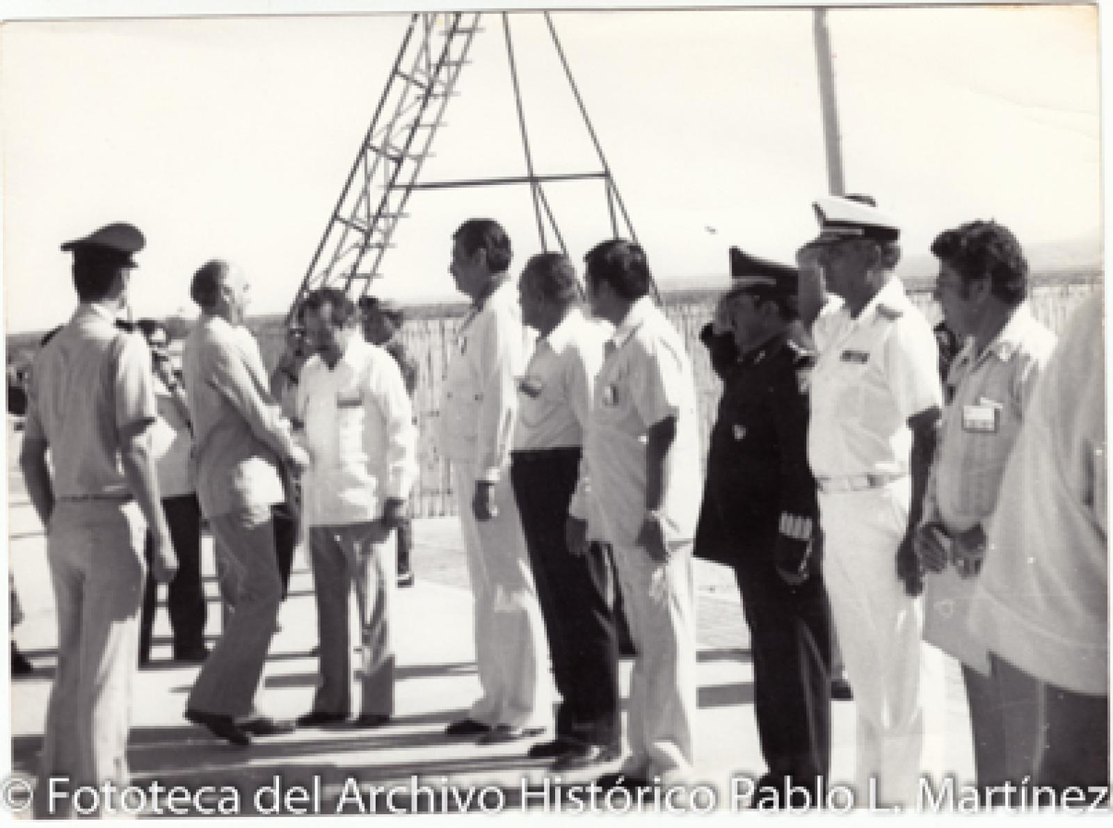 José López Portillo, Ángel César Mendoza y funcionarios públicos.