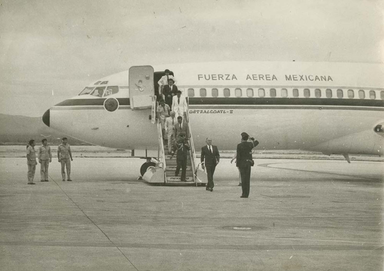 José López Portillo arriba al estado de Baja California Sur.
