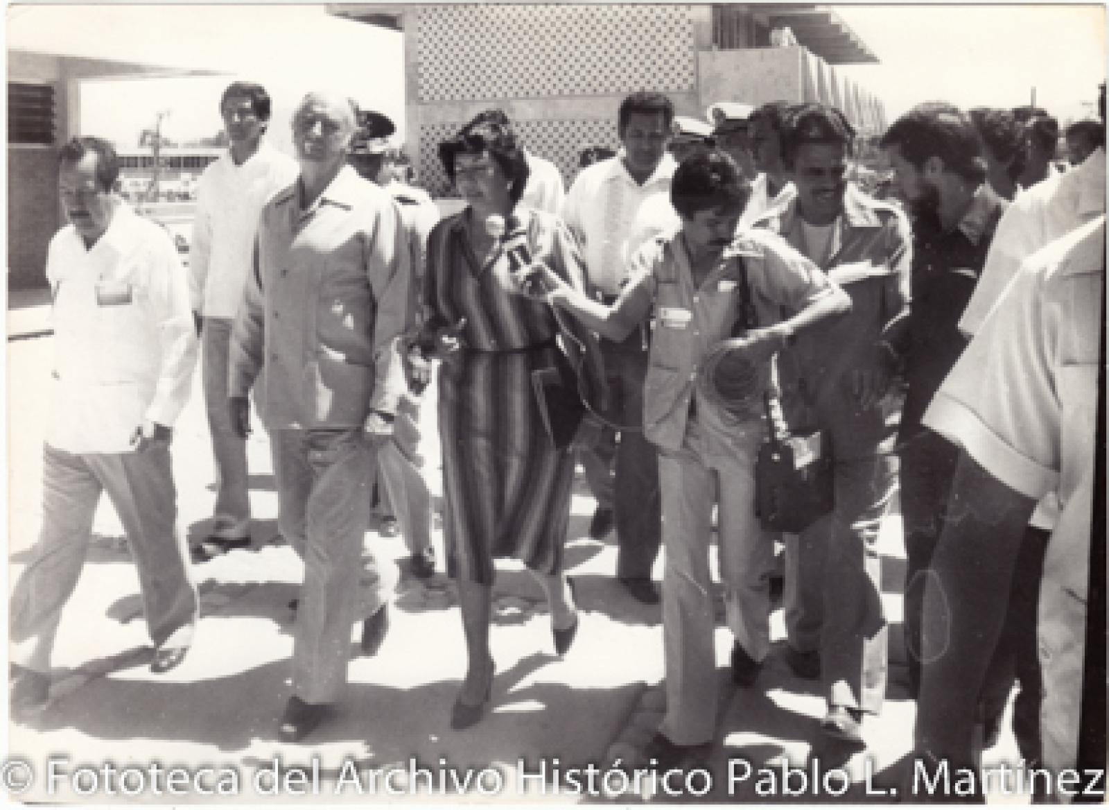 José López Portillo  y Ángel César Mendoza, visitan el Instituto Tecnológico de La Paz, Baja California Sur.