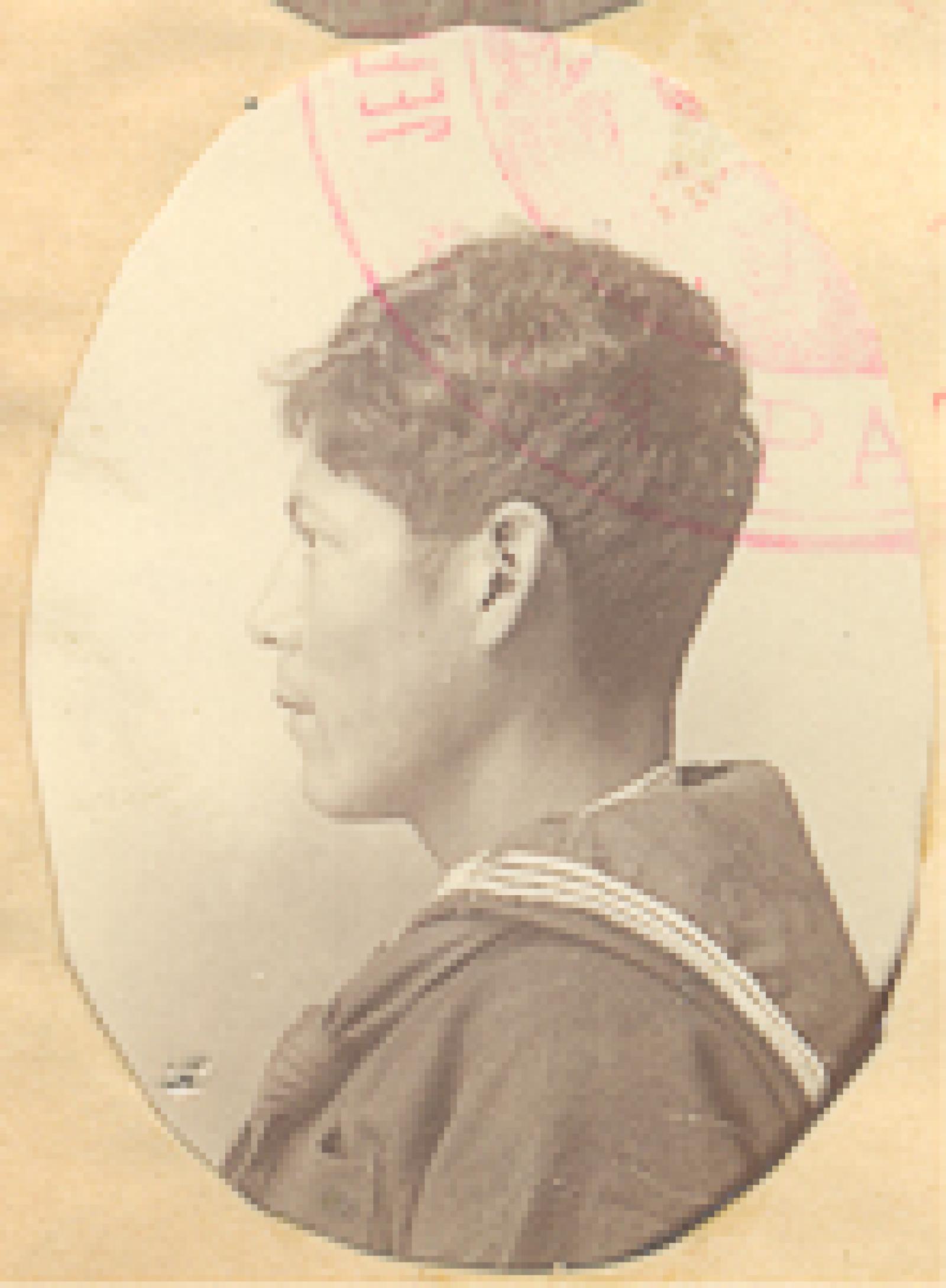 José Miranda de perfil.
