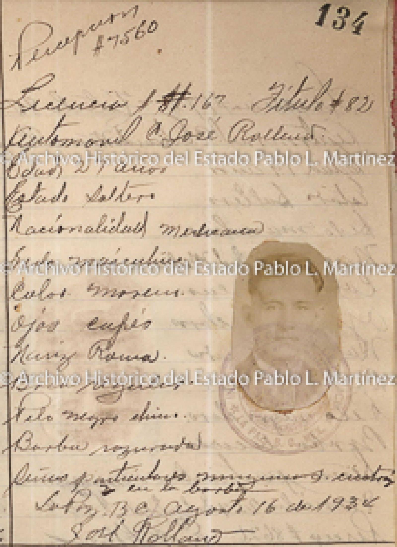 "José Rolland" retrato.