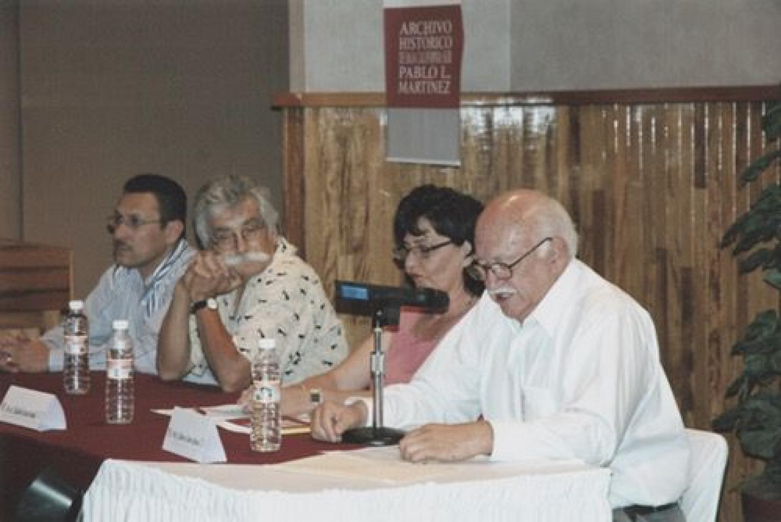 Juan Cuauhtémoc Murillo, Aníbal Angulo, Elizabeth Acosta y Gilberto Ibarra presentan el  libro Paisajes y personajes en María Auxiliadora, Baja California Sur.
