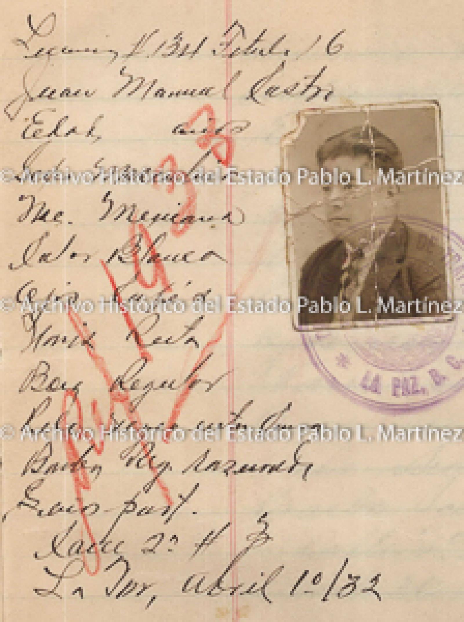 "Juan Manuel Castro", retrato.