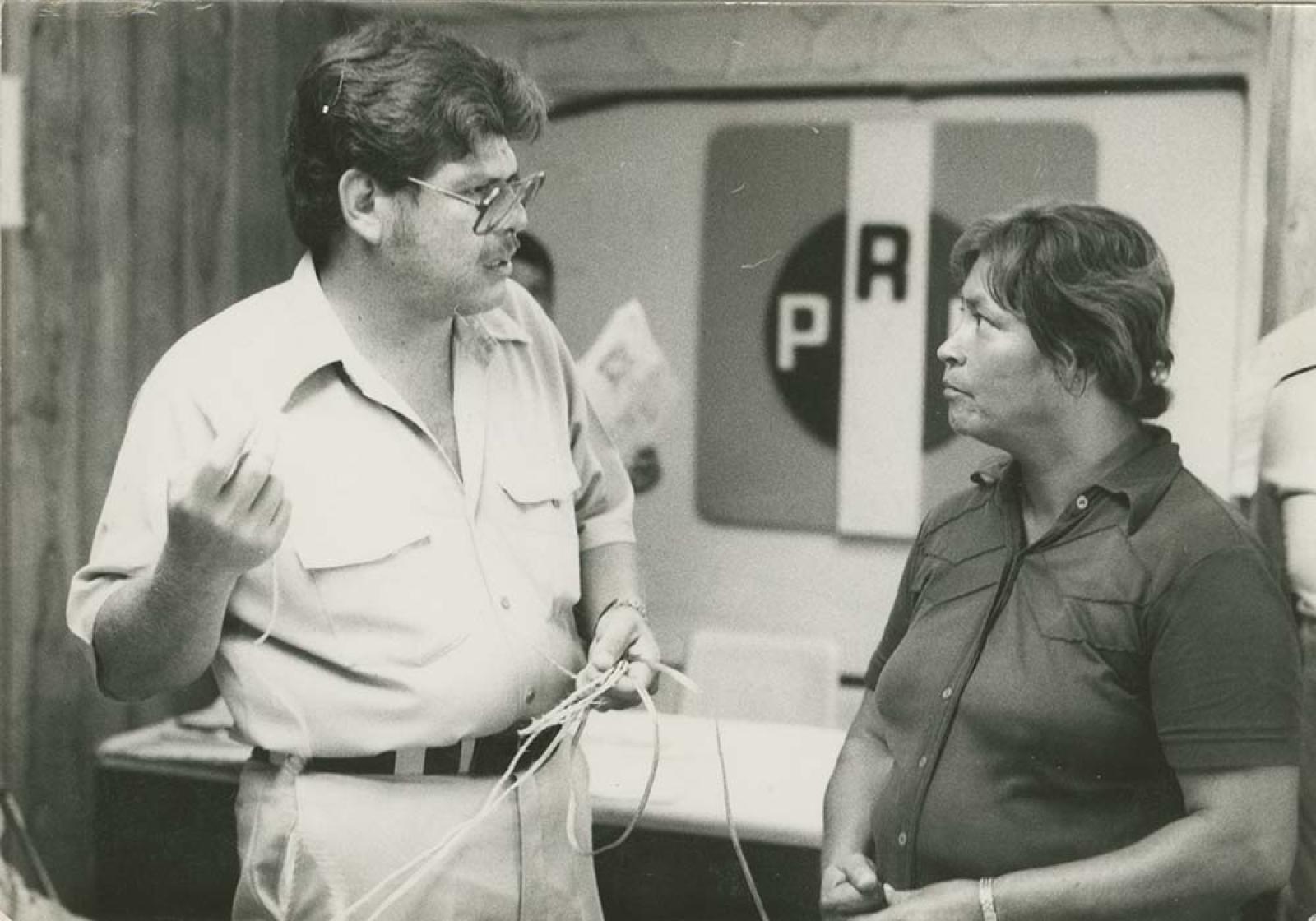 “Juan Manuel” y mujer.