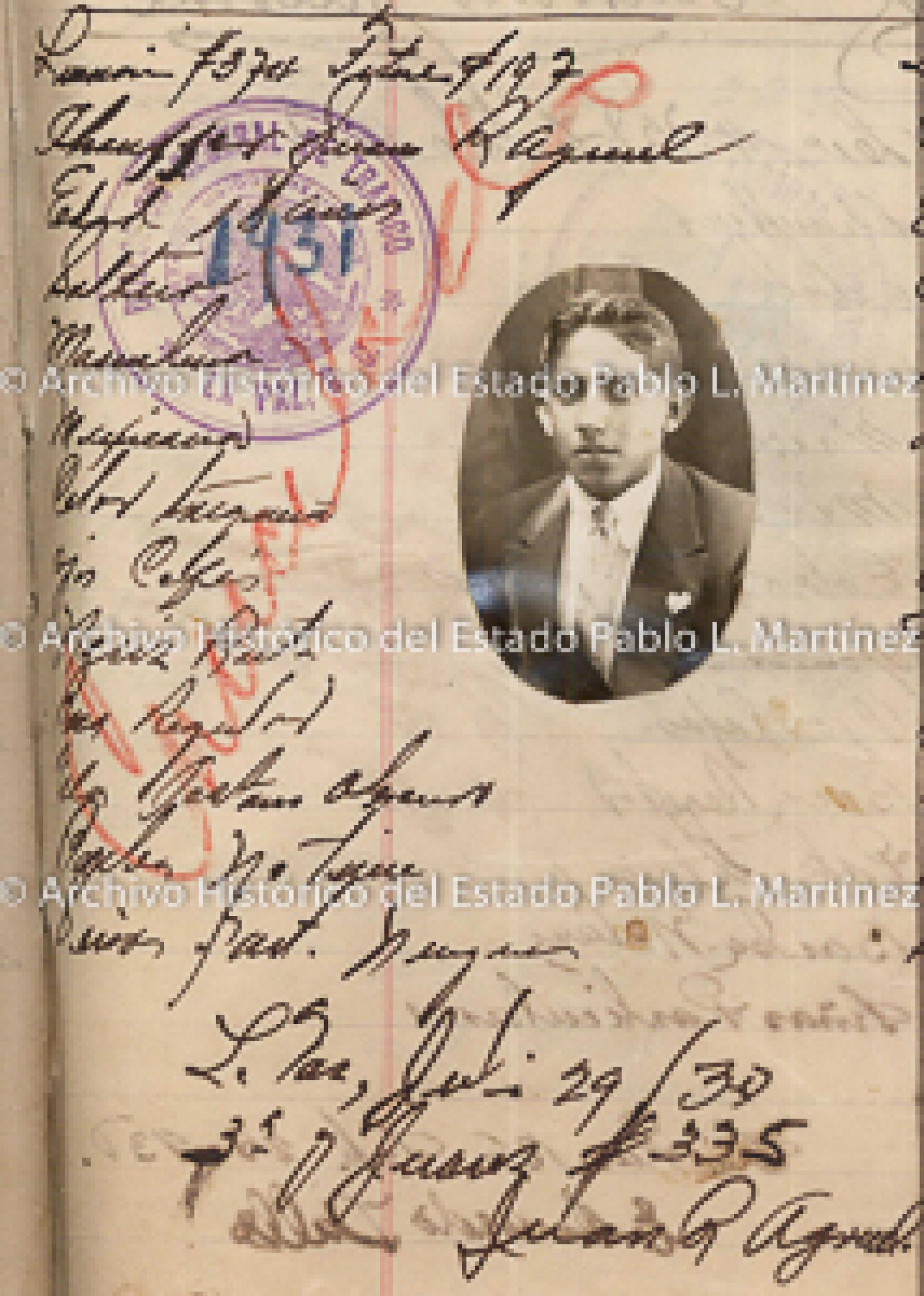 "Juan R. Agruel", retrato.
