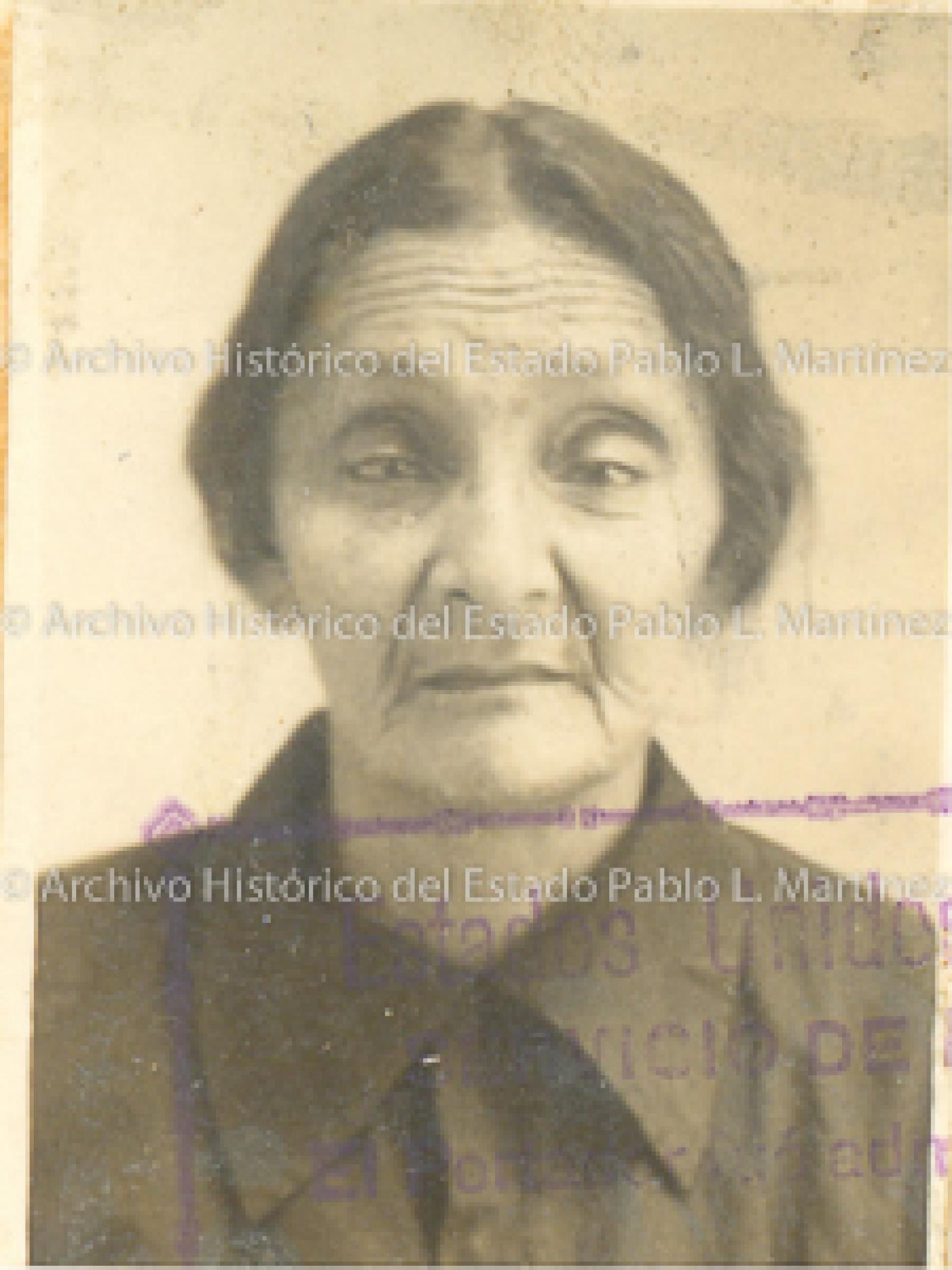Juana Manríquez viuda de Peláez.
