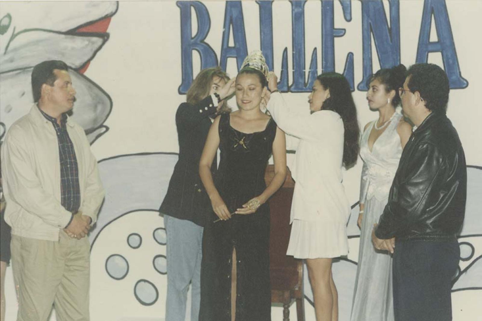 Juanita Paularena en festival de la ballena gris.