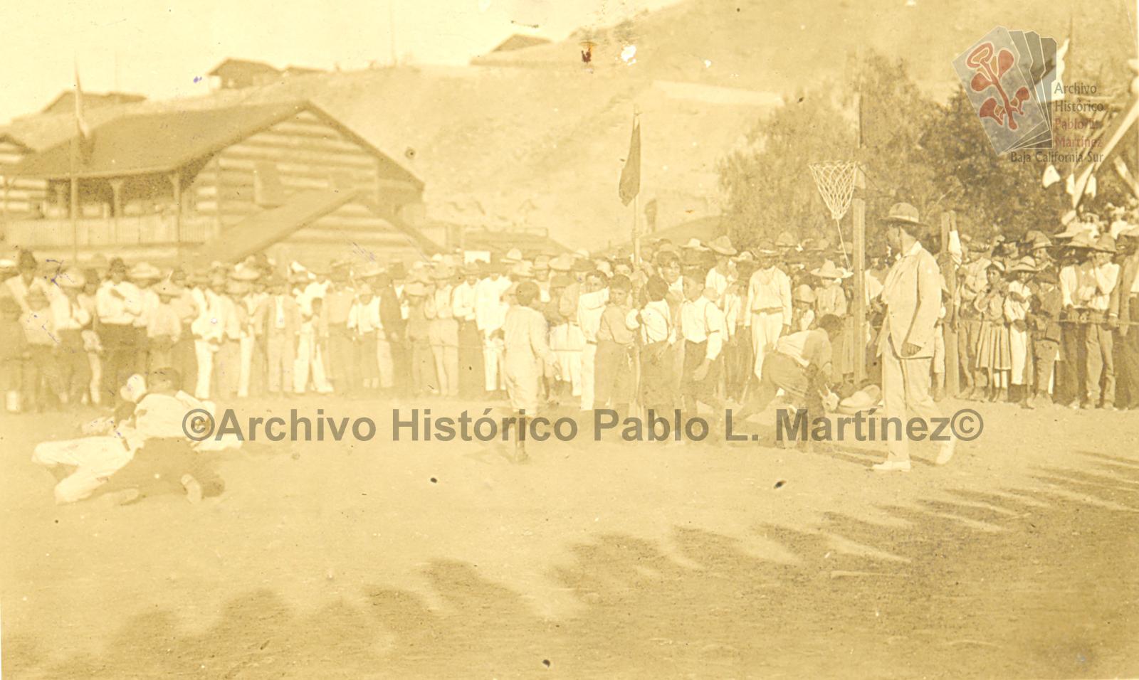 Juego de asalto de Bo-tasch por alumnos en Santa Rosalía