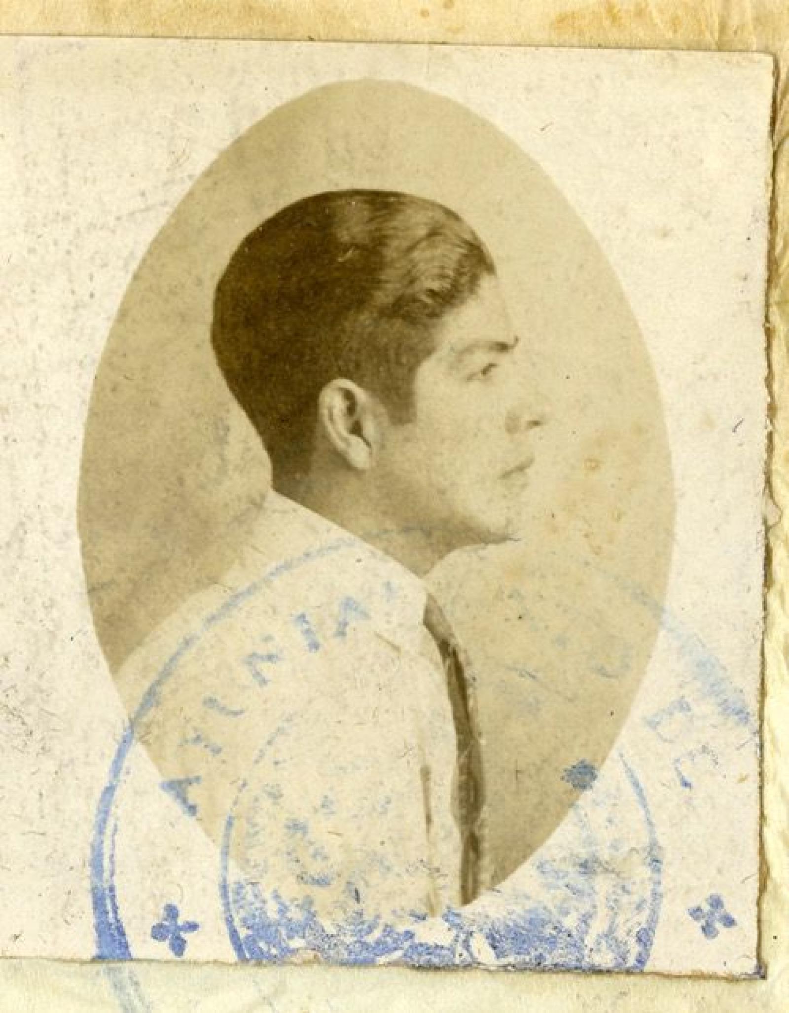 Justino Abaroa, retrato.