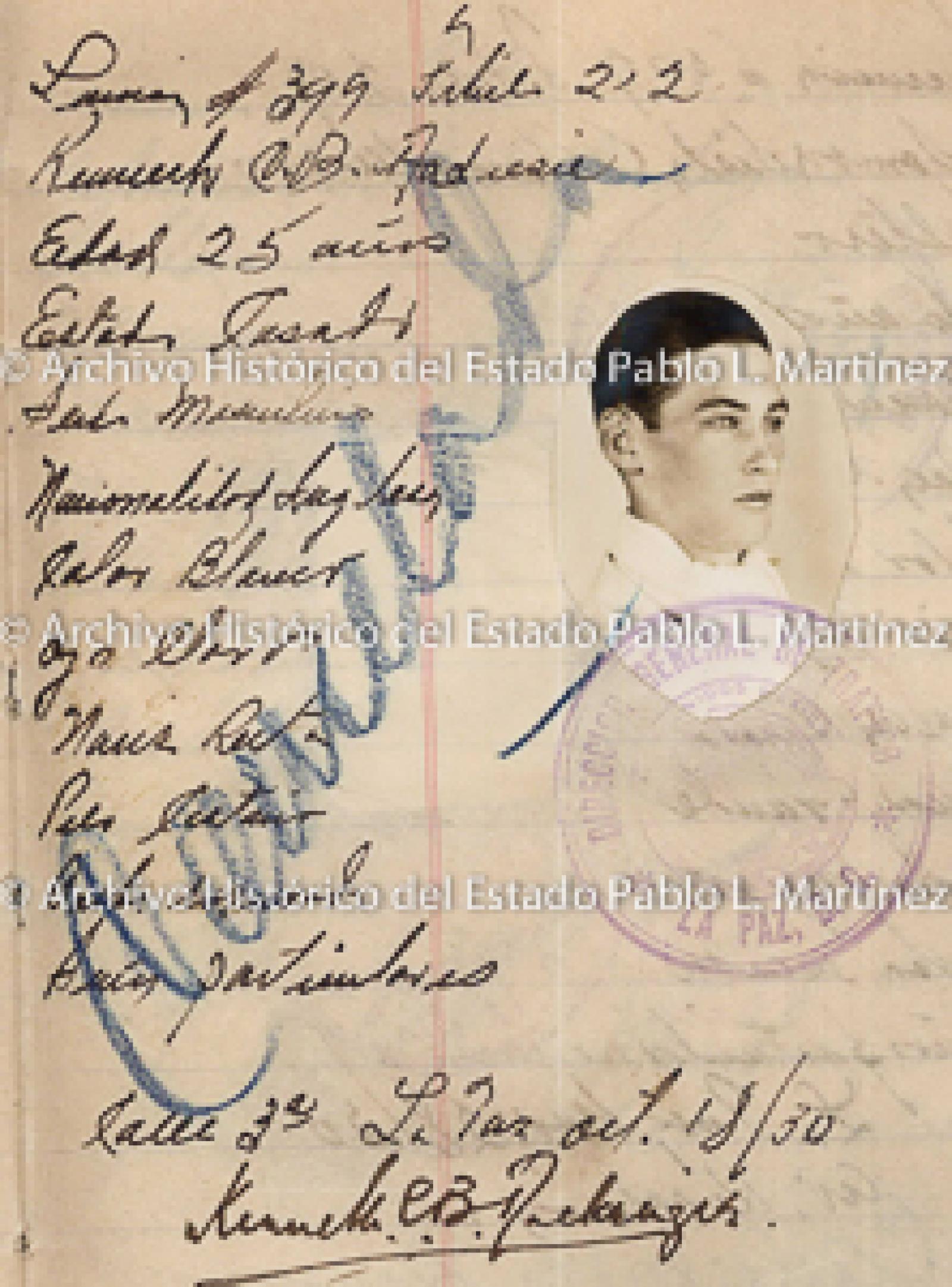 "Kenneth C.B. Hadiezil", retrato.
