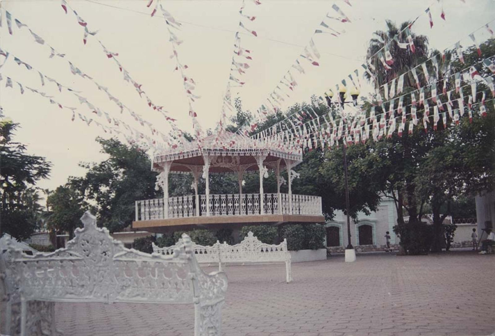 Kiosco de la plaza de San José del Cabo, Baja California Sur.