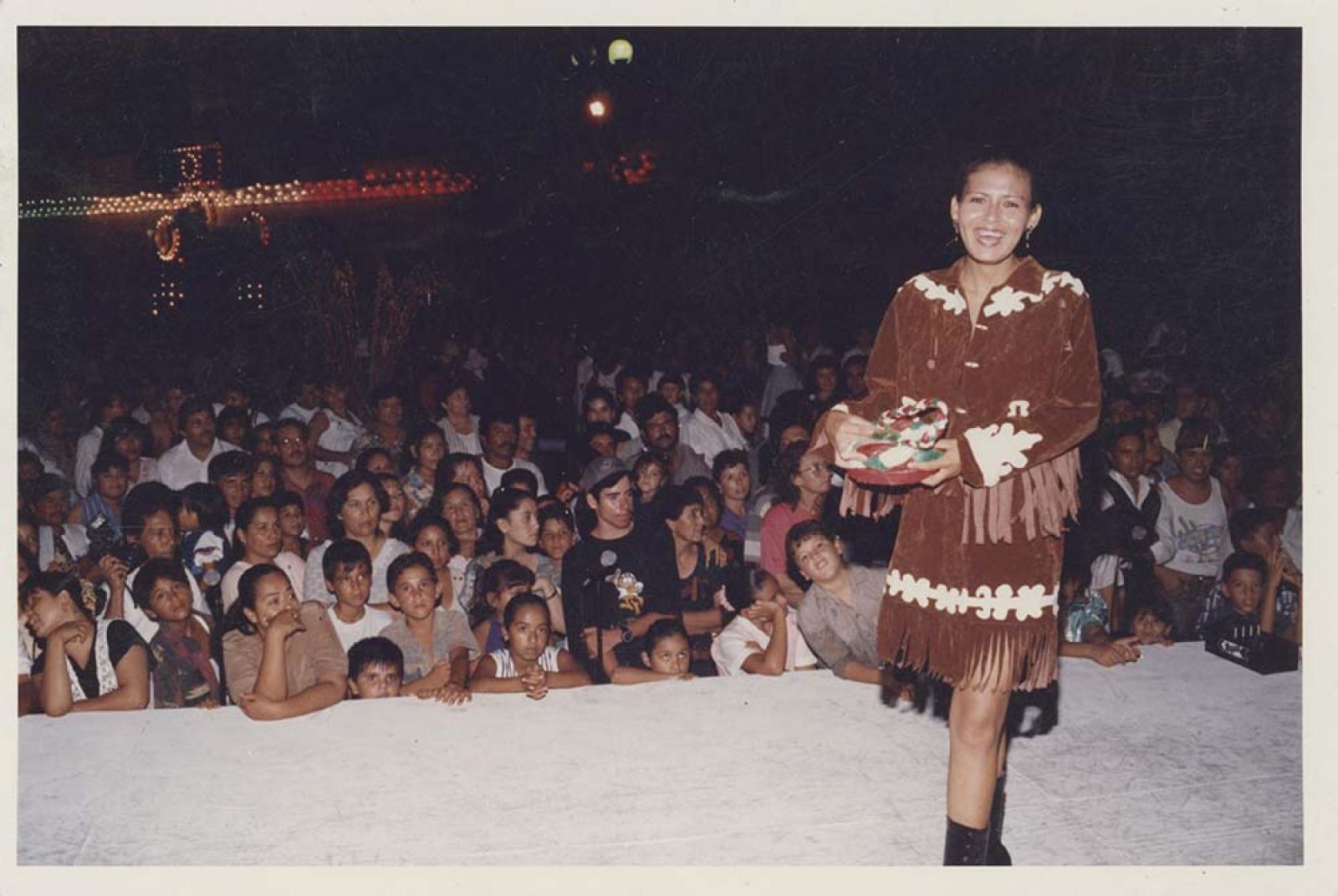 “La reina de las fiestas patrias de San José del Cabo.”