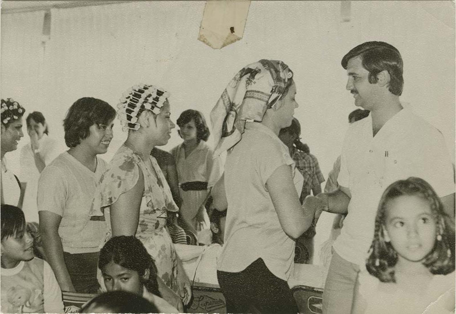 “Las alumnas” de cultura de belleza.
