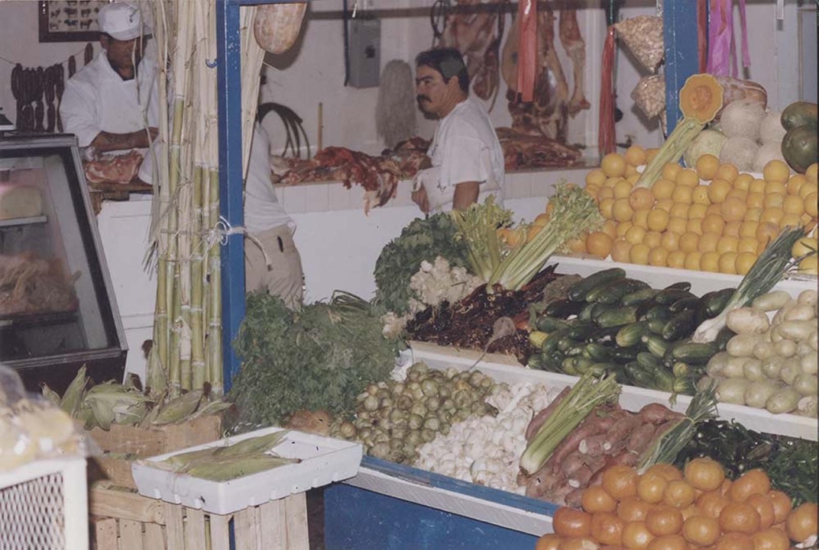 Locatarios, mercado Madero.