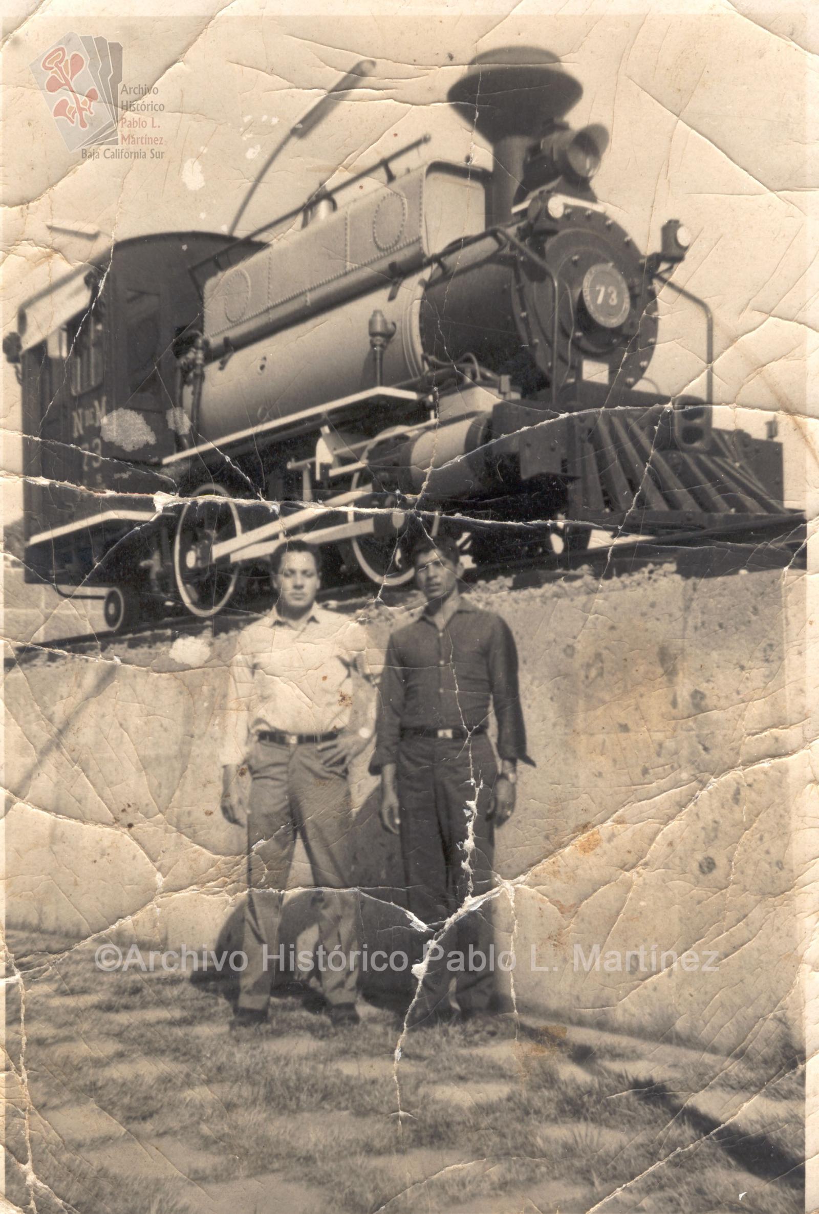 Locomotora de El Boleo en Santa Rosalía, Baja California.