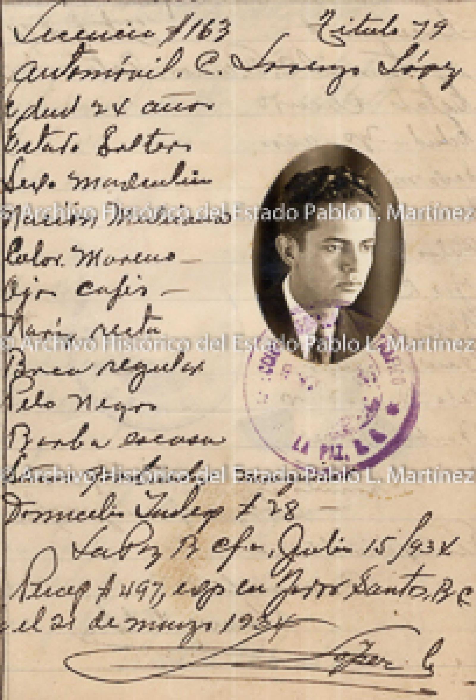 "Lorenzo López" retrato.