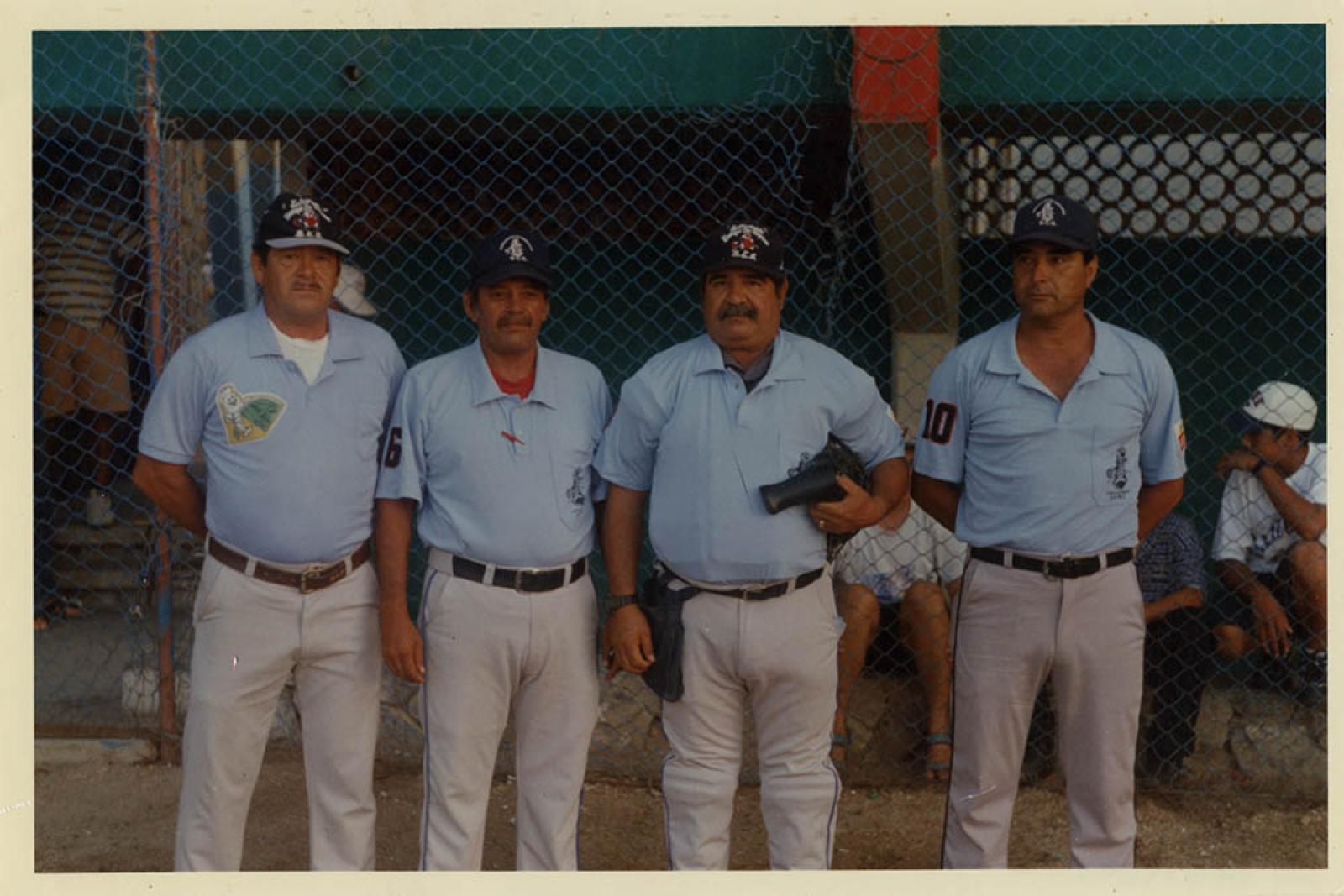 Los Ampáyeres de béisbol, retrato de grupo.