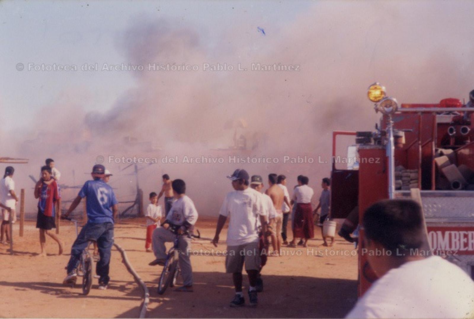 “Los incendios”.