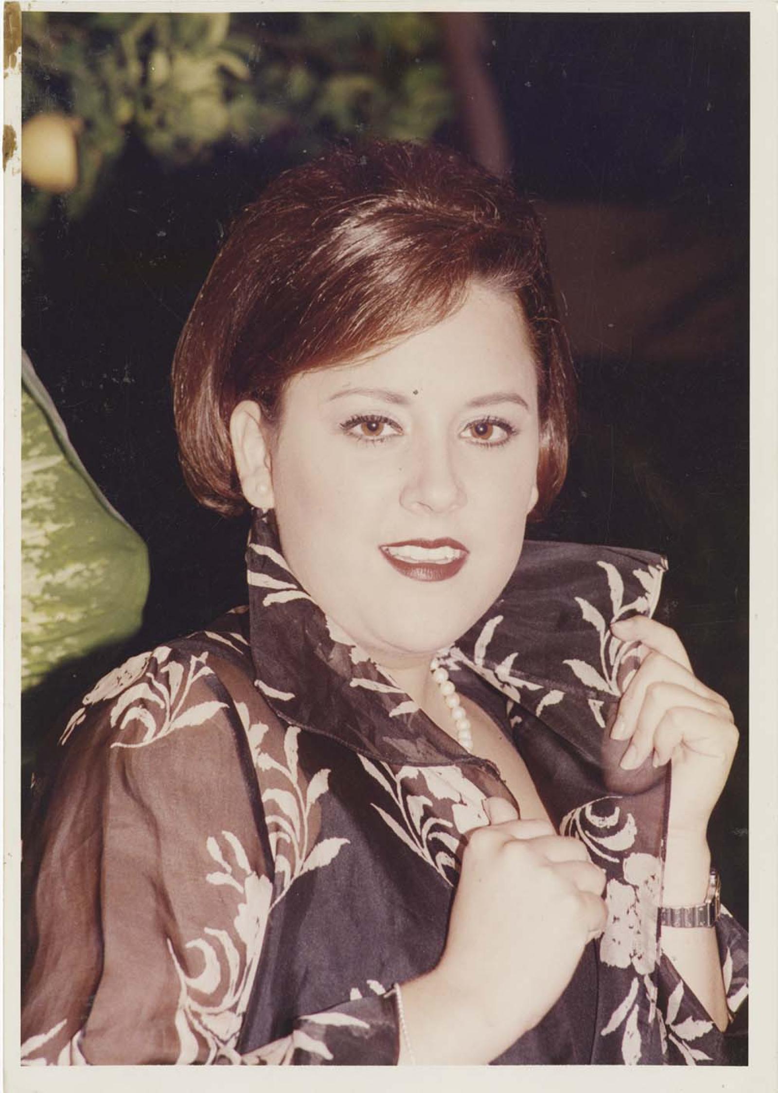 “Lourdes Mondragón”, retrato.