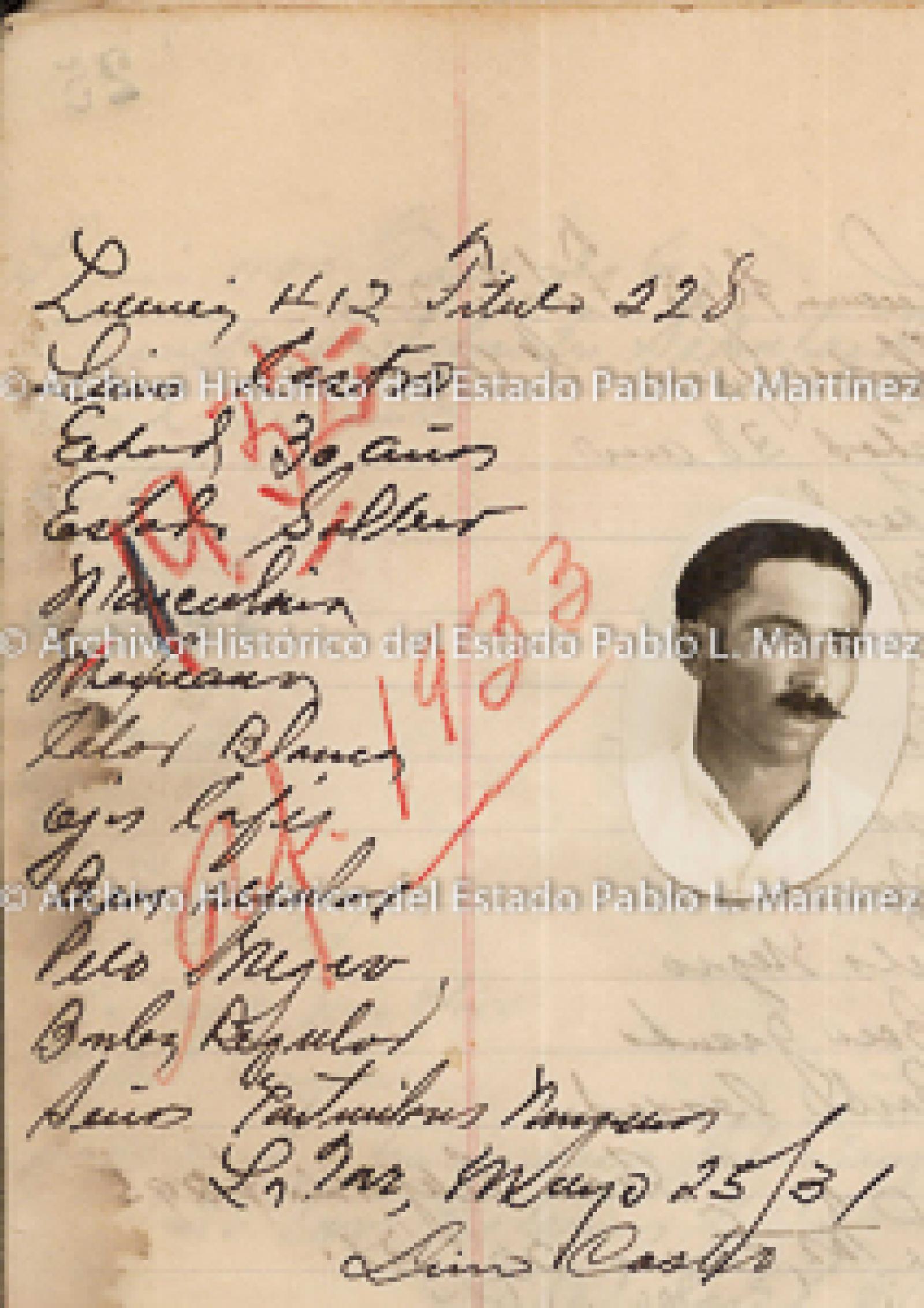 "Lucio Castro", retrato.