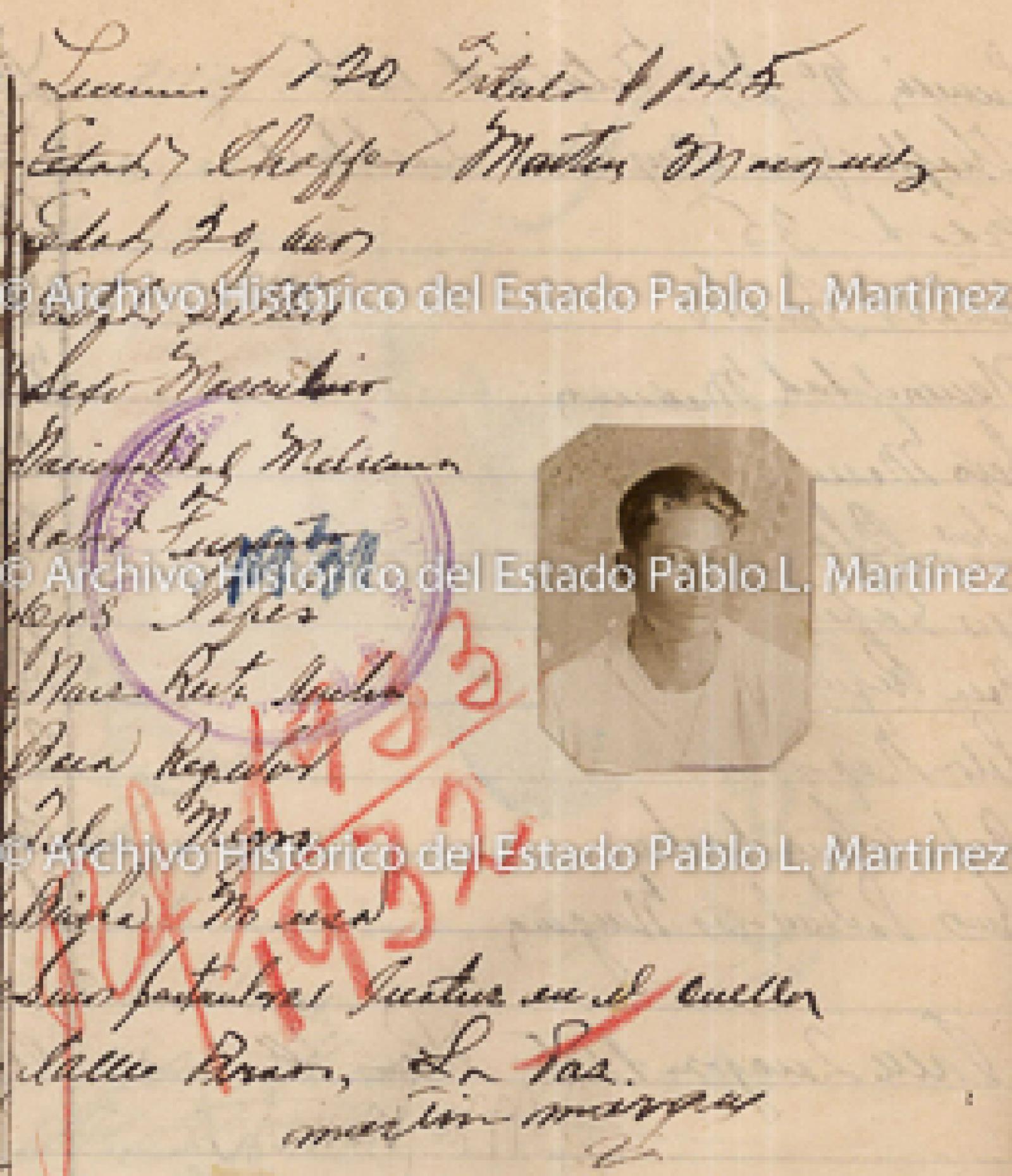 "Luis Camacho", retrato.
