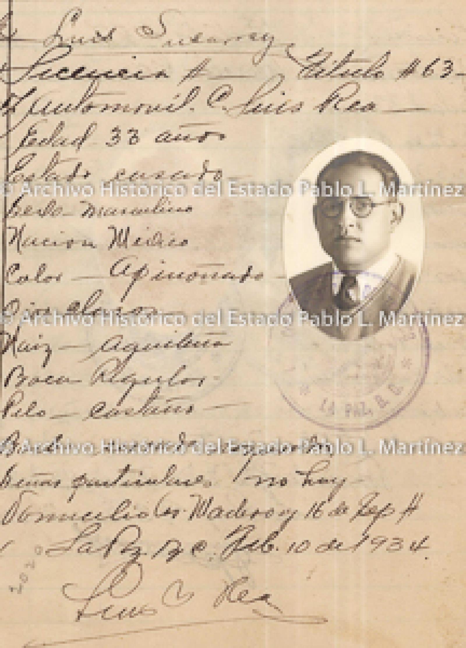 "Luis Real", retrato.