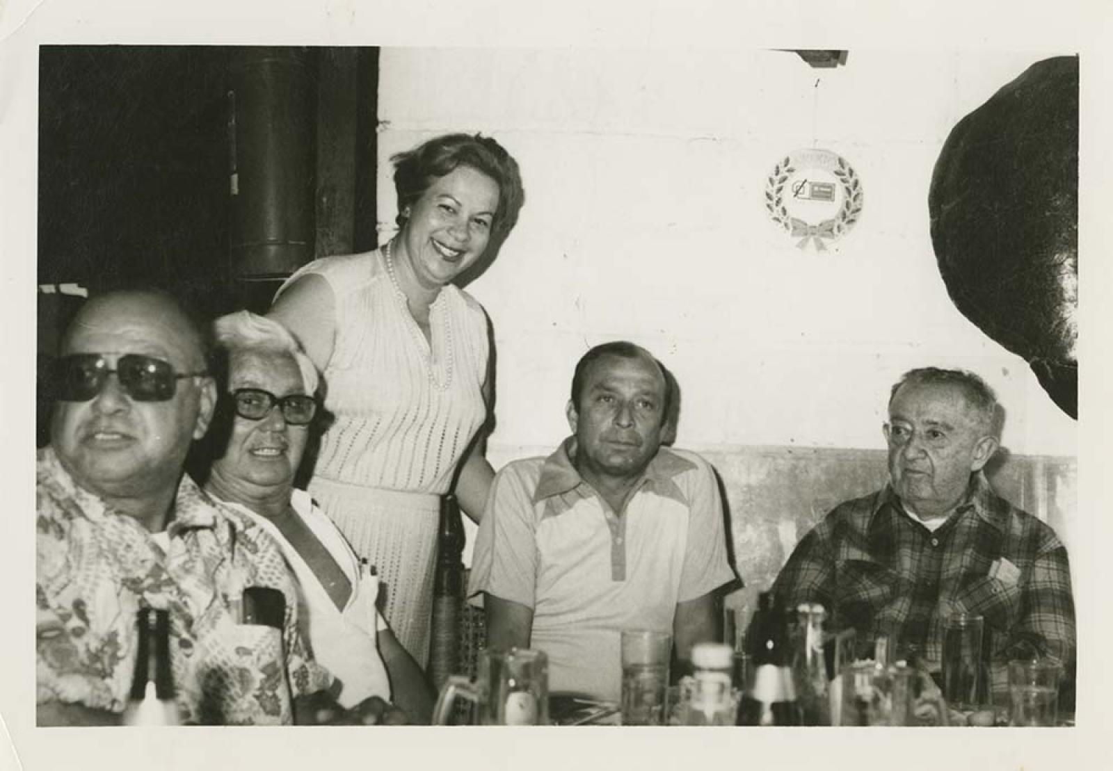 Lupita Castillo y acompañantes.