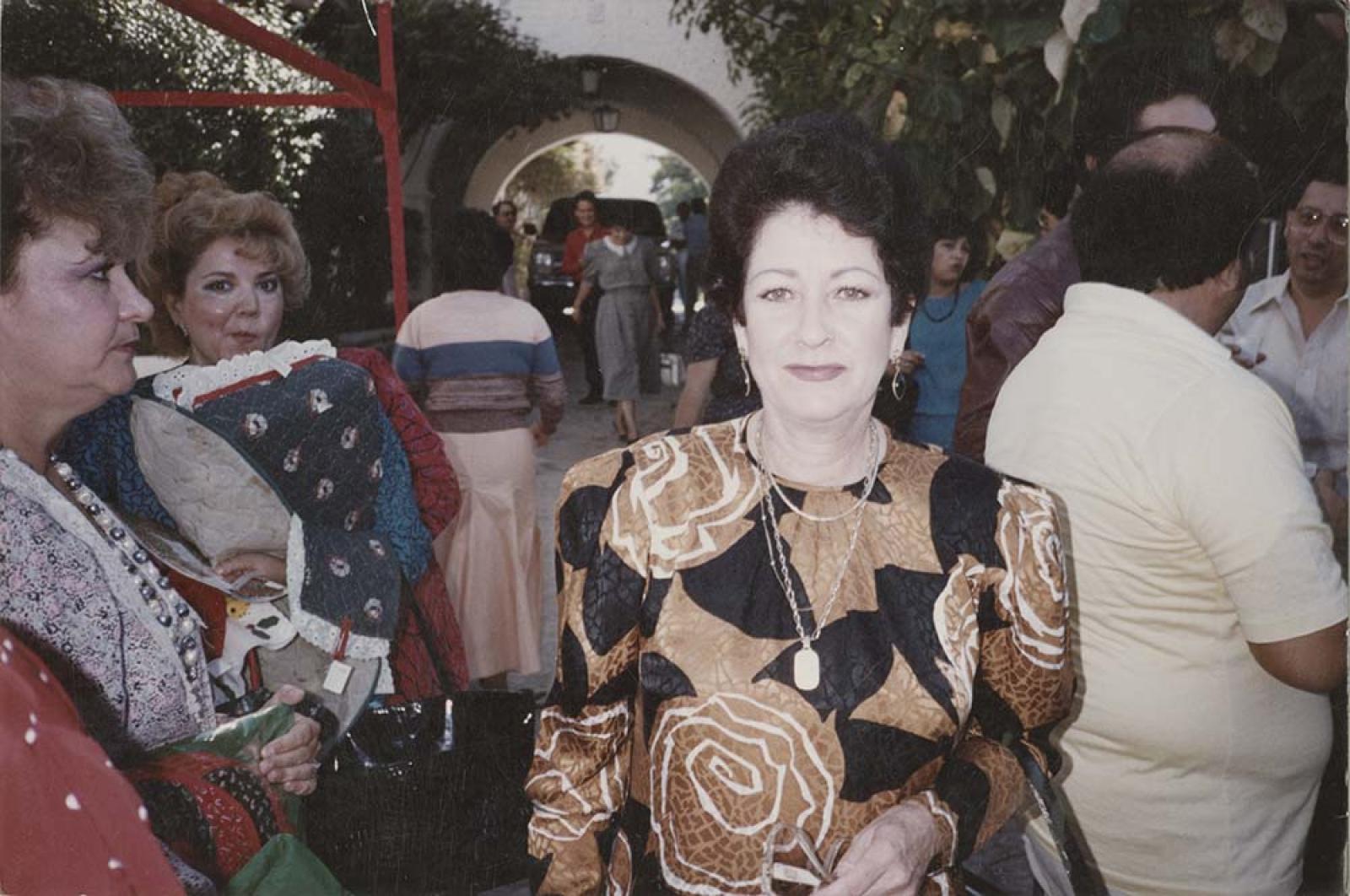 Luz Davis, en evento social.