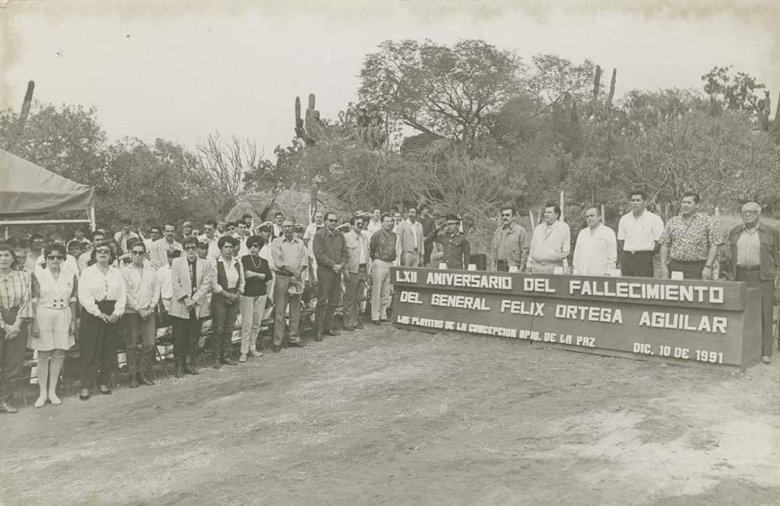LXII Aniversario del fallecimiento del General Félix Ortega Aguilar.