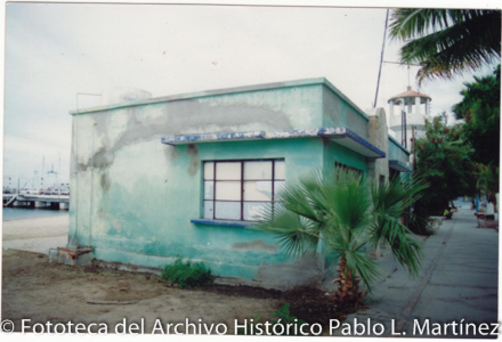 Malecón de La Paz, antes de su reconstrucción.