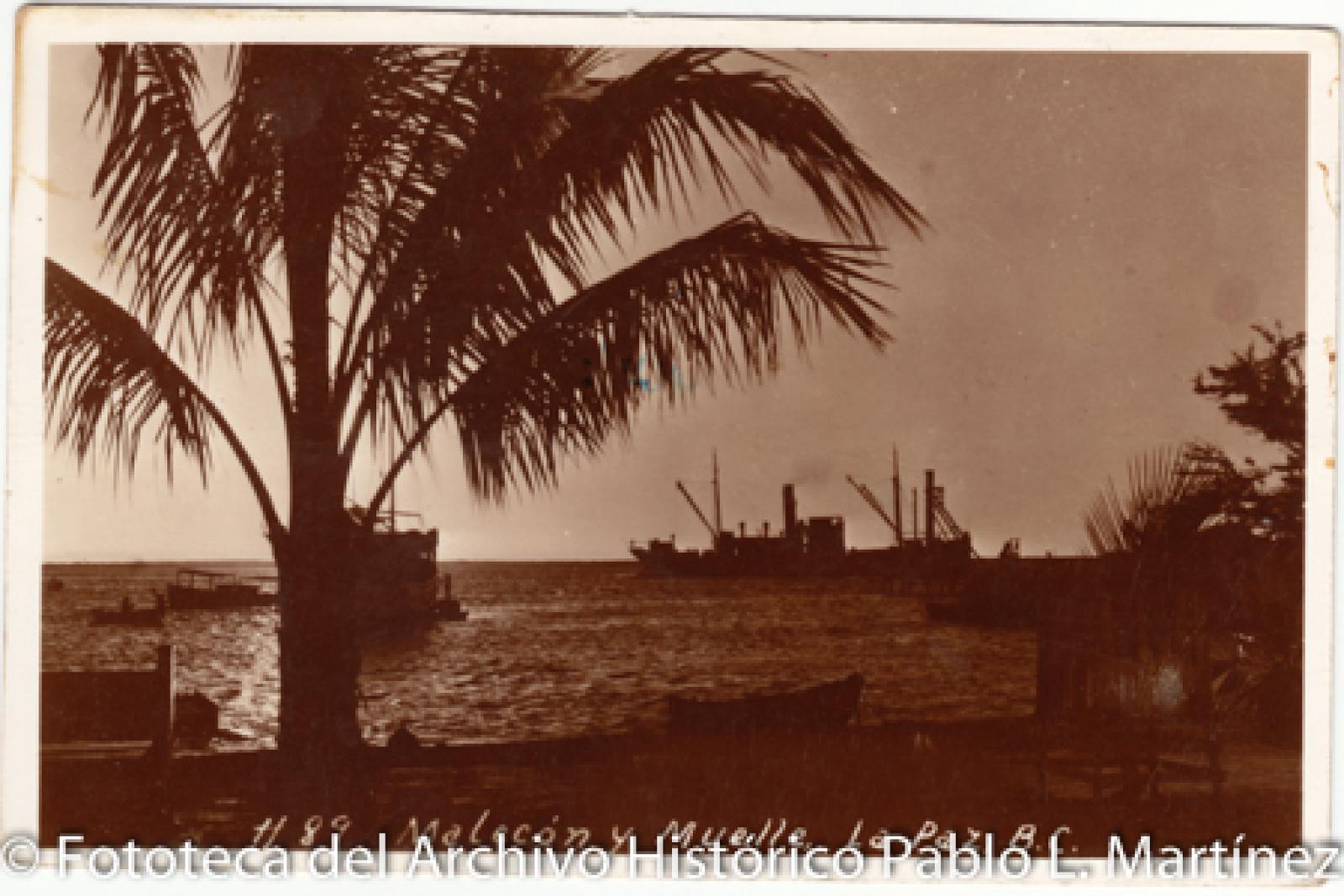 “Malecón y muelle, La Paz, B. C. S.”