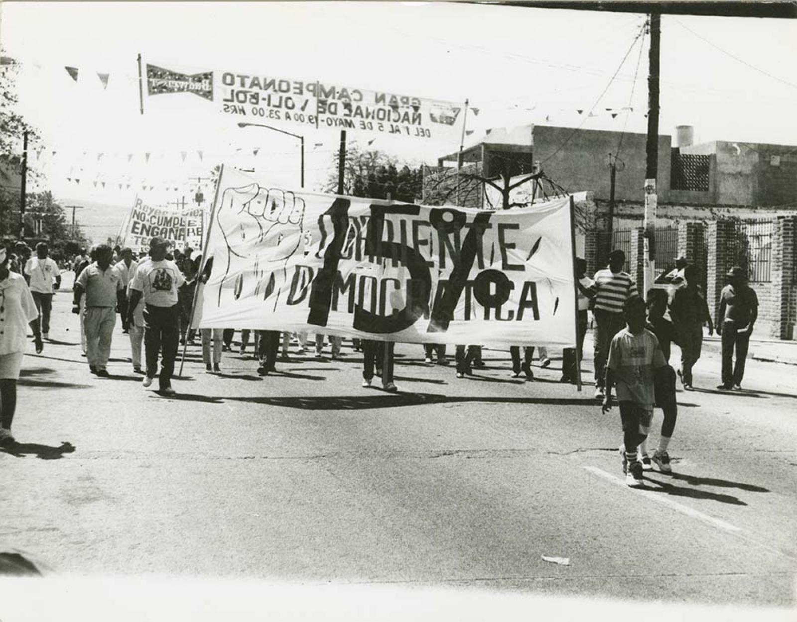Manifestación pública.
