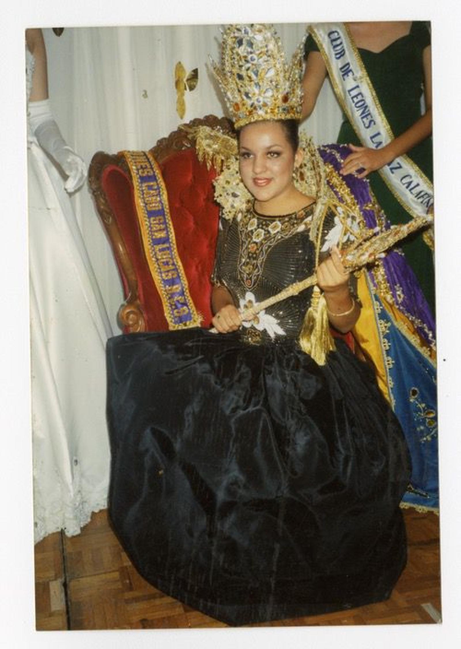 Marcela Mancera, reina del Club de Leones de Cabo San Lucas, Baja California Sur.