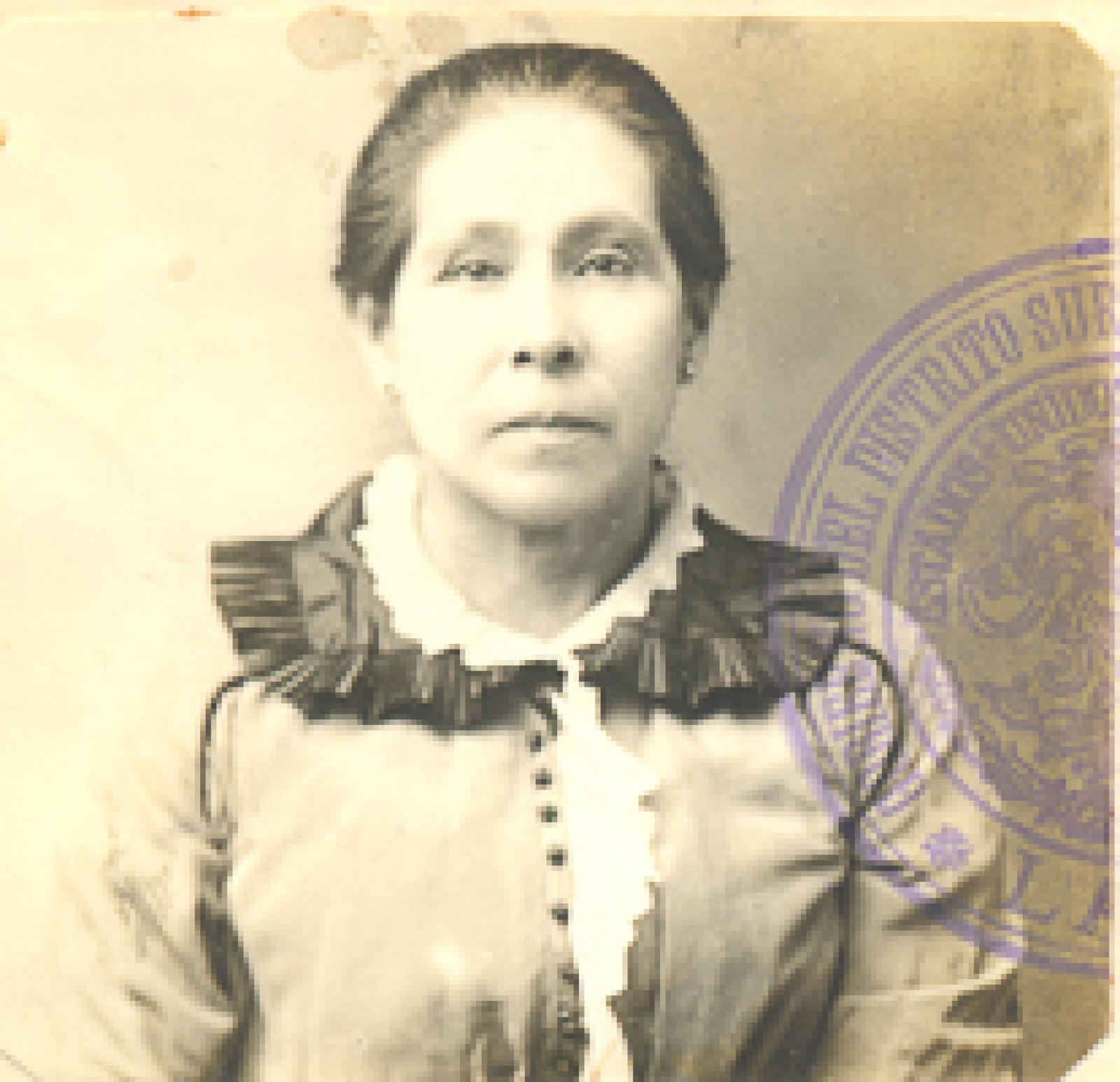 María Arellano viuda de Pardini.