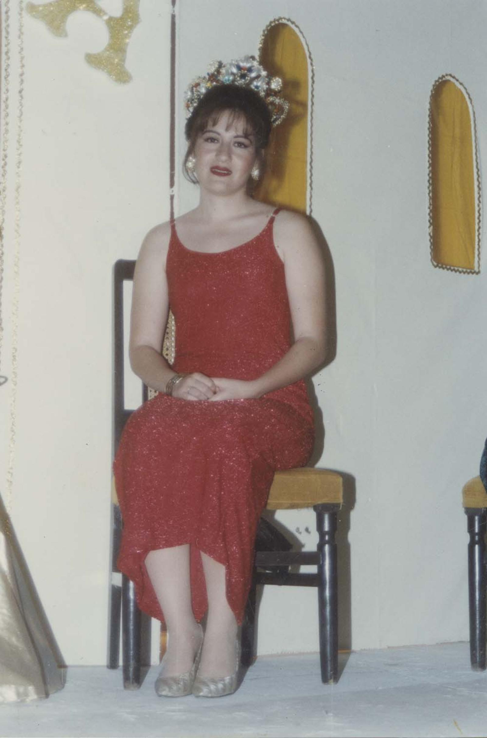 “María Luisa, reina de la Expo Comondú ´95”.