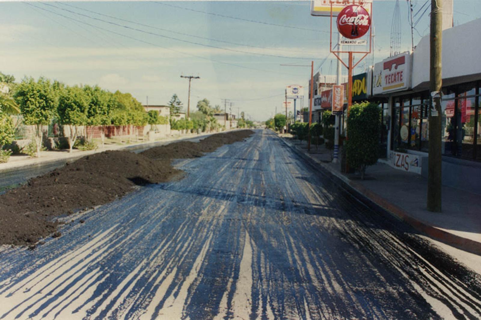 Mejoras en las calles de Loreto, Baja California Sur.