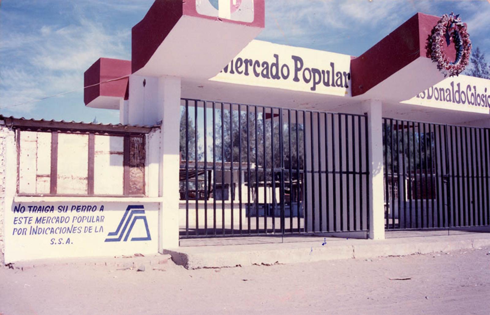 Mercado popular Luis Donaldo Colosio.