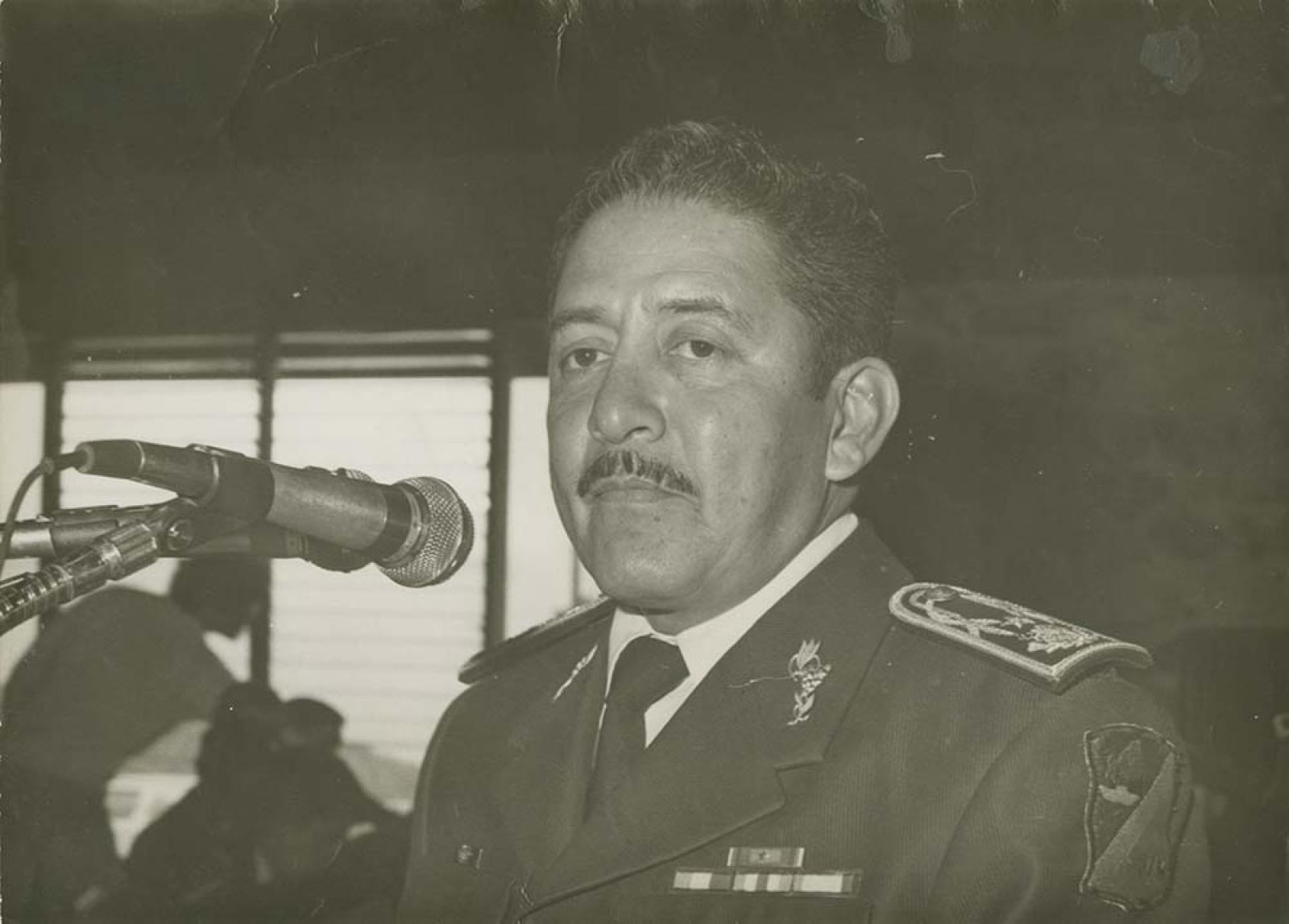 Militar, retrato.