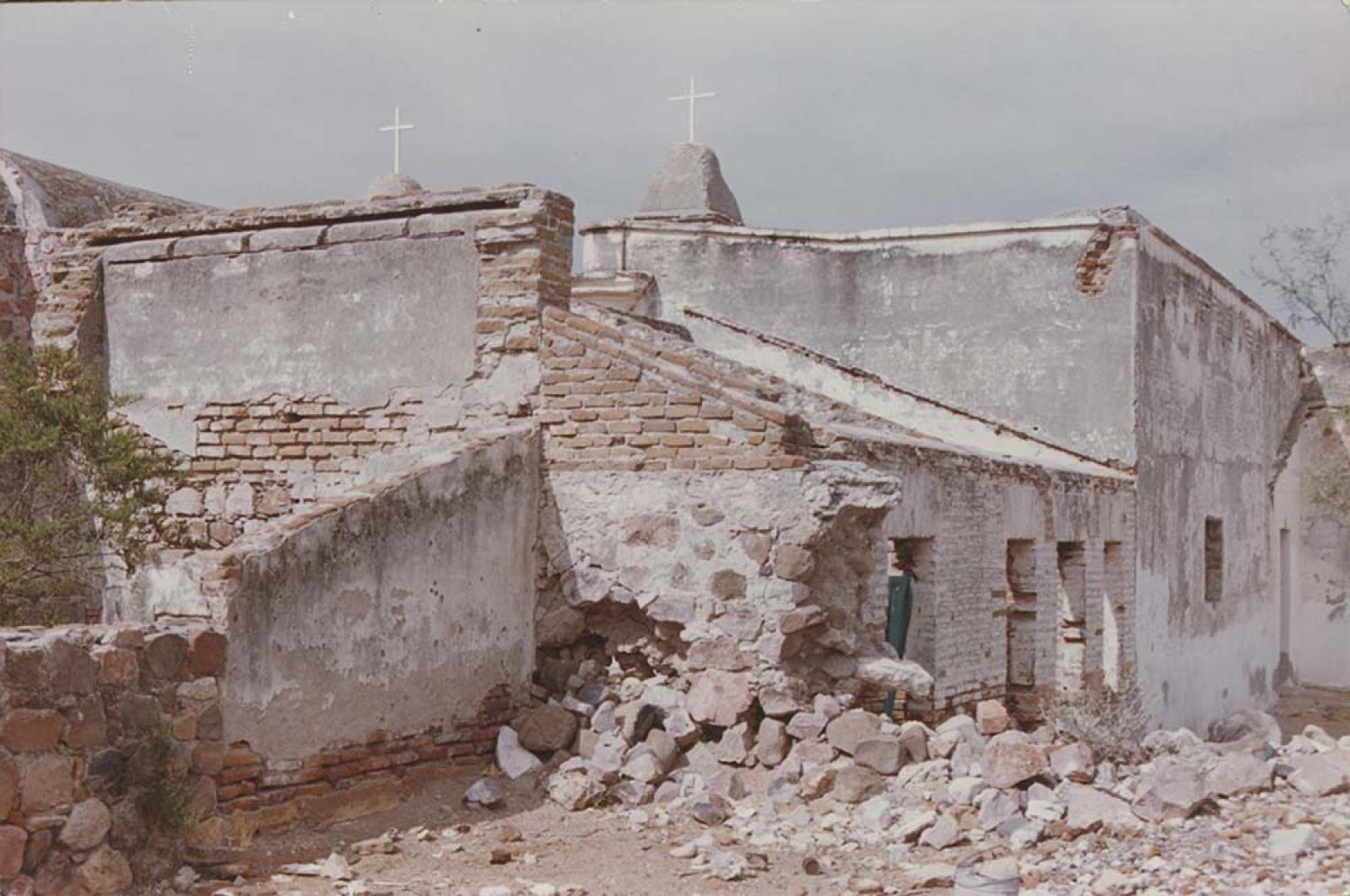 Misión de San Luis Gonzaga, en ruinas.