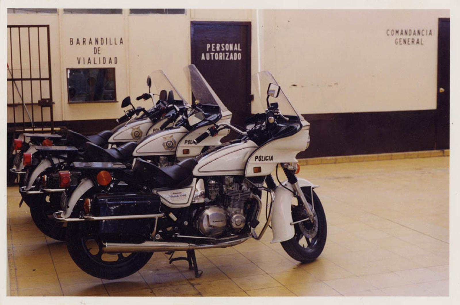Motocicletas para el personal de tránsito.