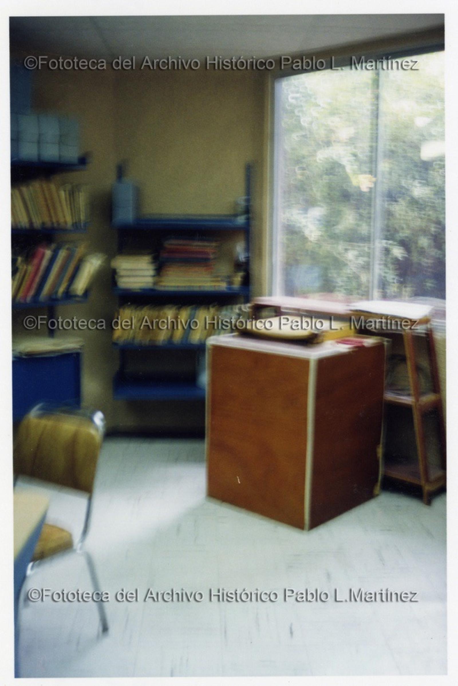 Muebles y materiales del Archivo Histórico Pablo L. Martínez.