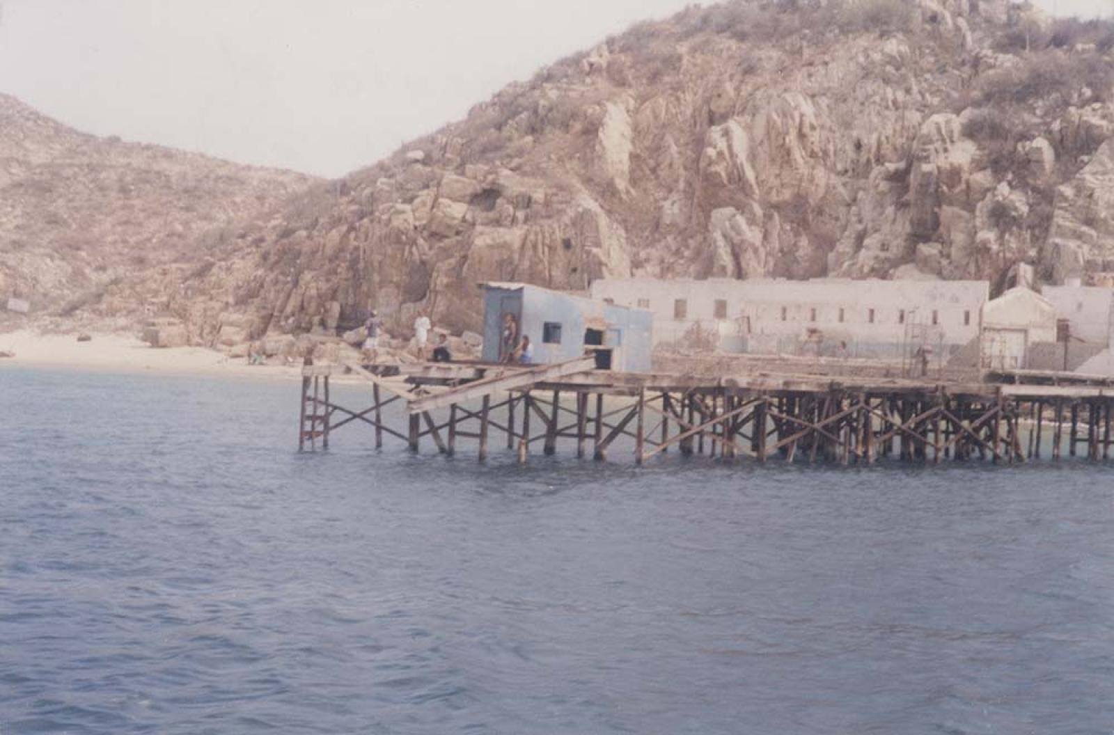 Muelle en mal estado.