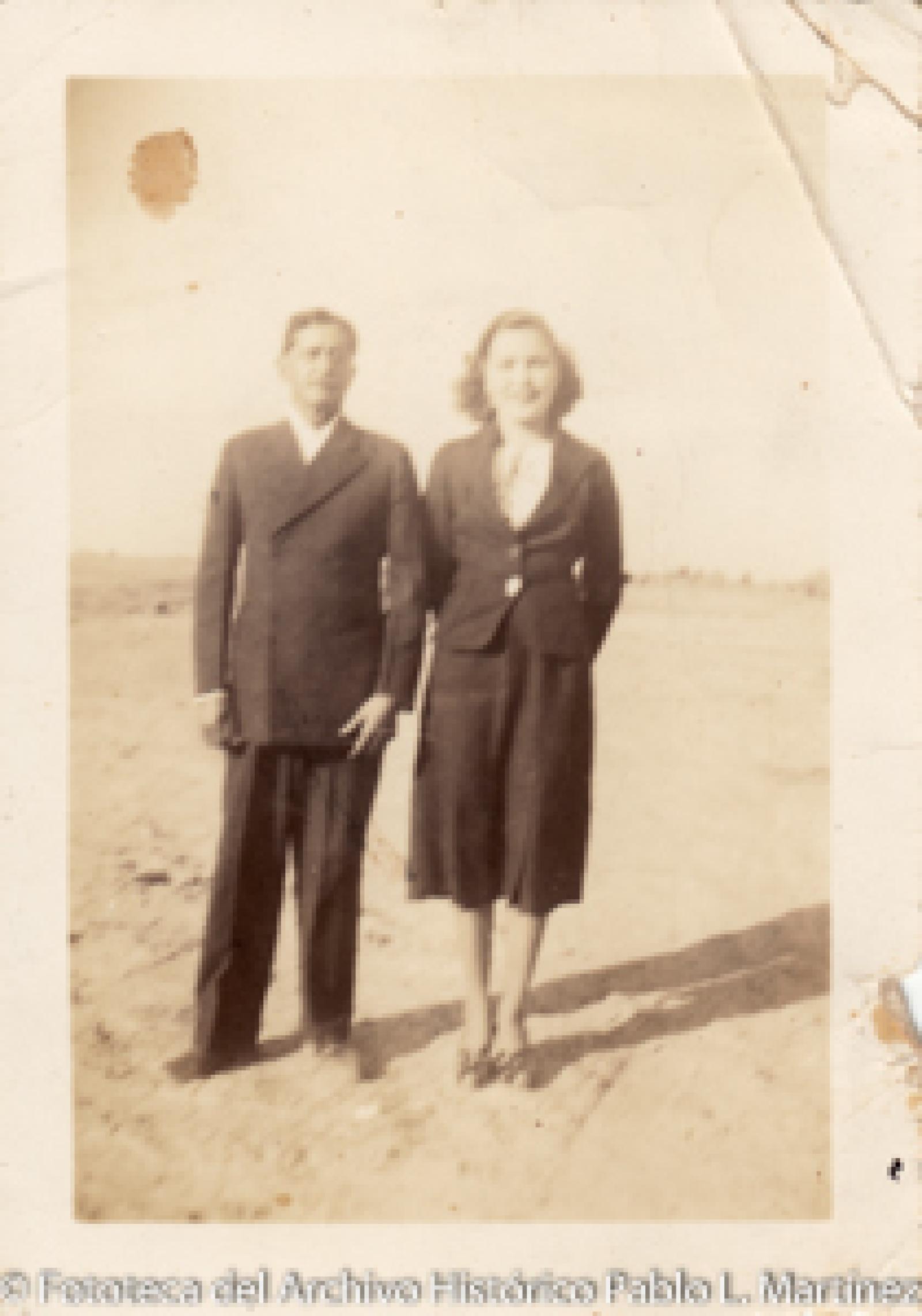 Mujer y hombre, retrato
